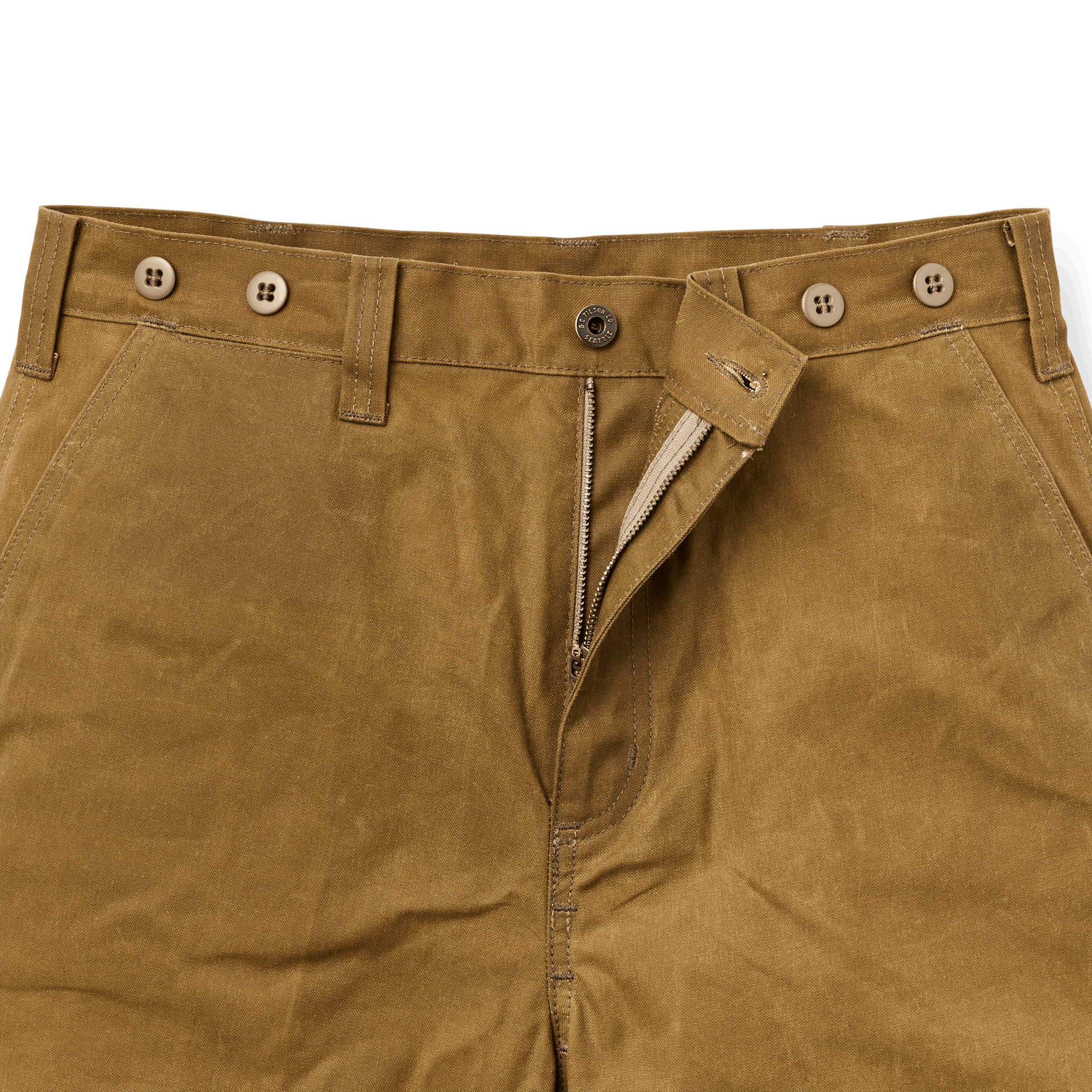 Oil Finish Single Tin Cloth Pants