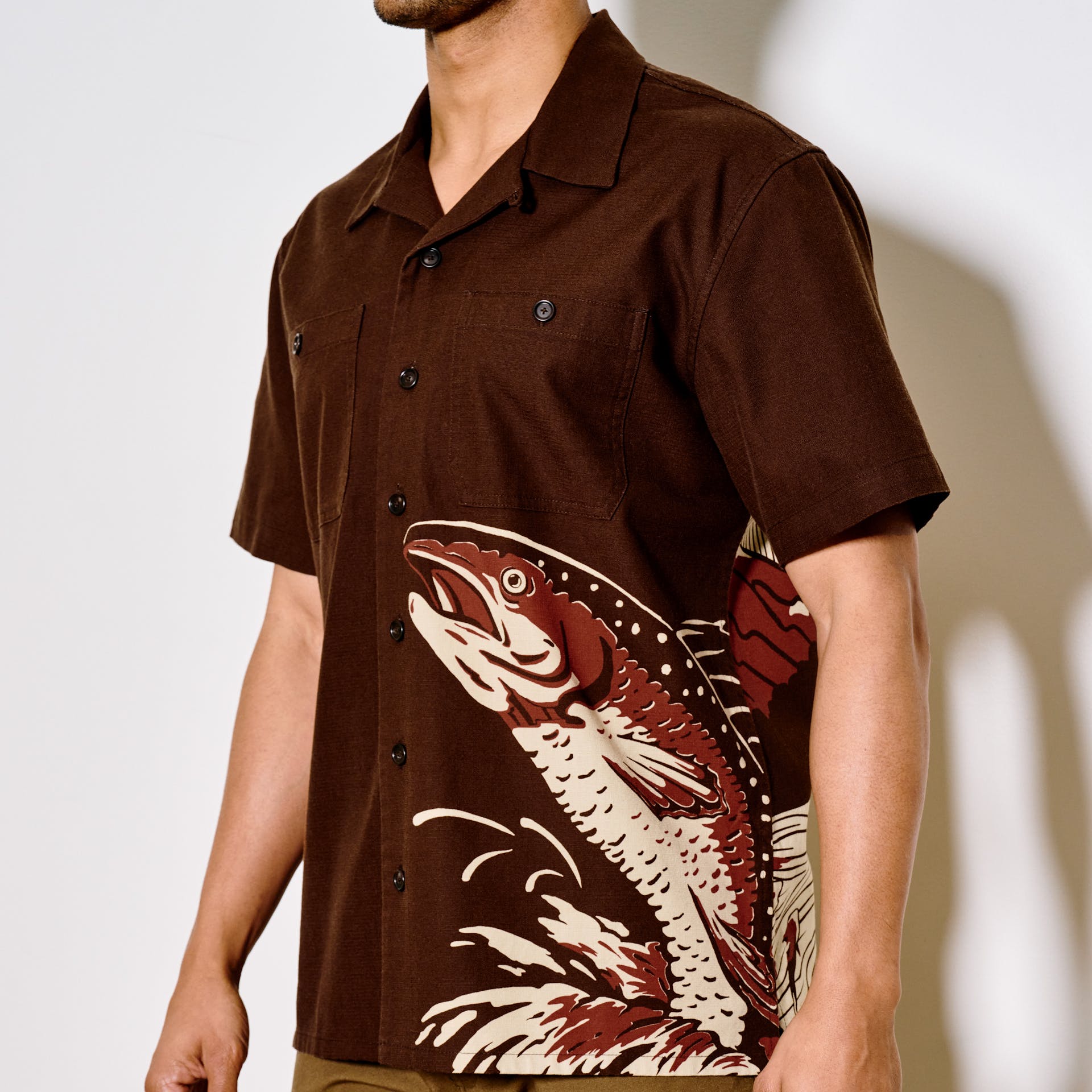 Rustic Short Sleeve Camp Shirt