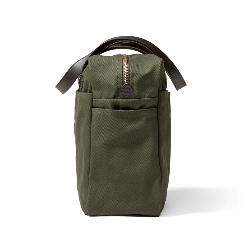 Rugged Twill Zipper Tote Bag