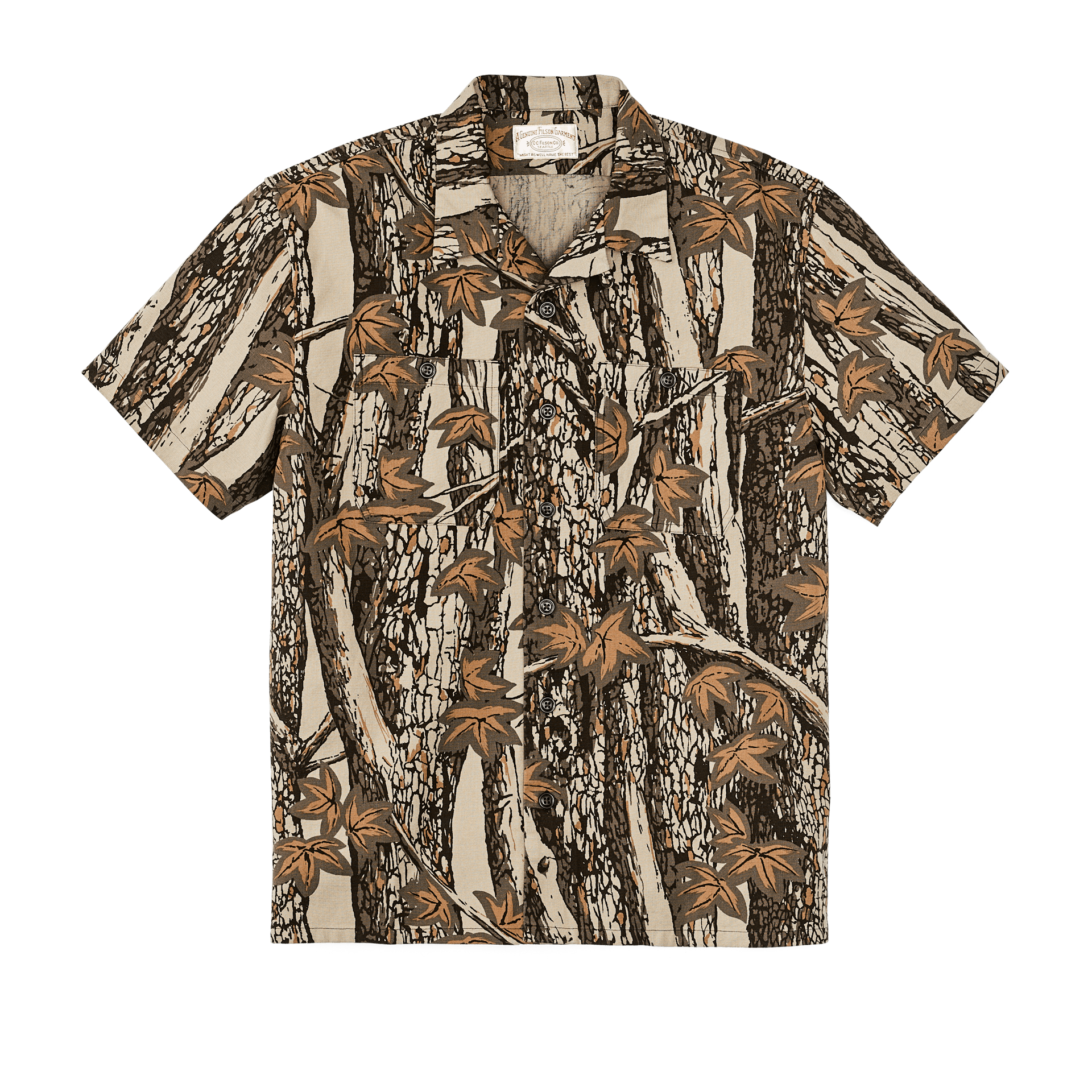 Rustic Short Sleeve Camp Shirt