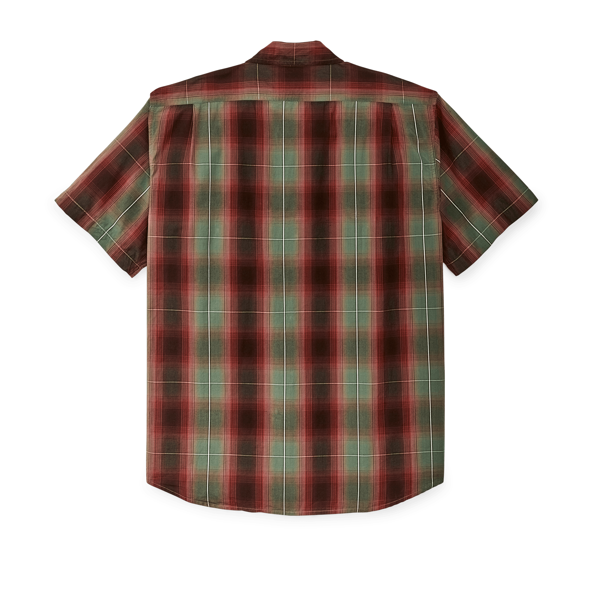 Washed Short Sleeve Feather Cloth Shirt