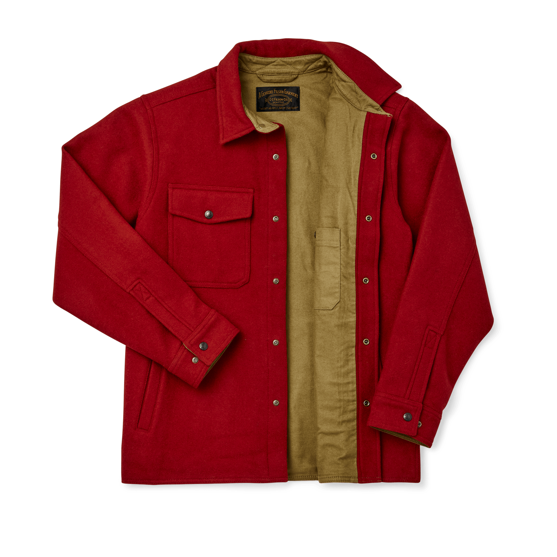 Lined Mackinaw Wool Jac-shirt