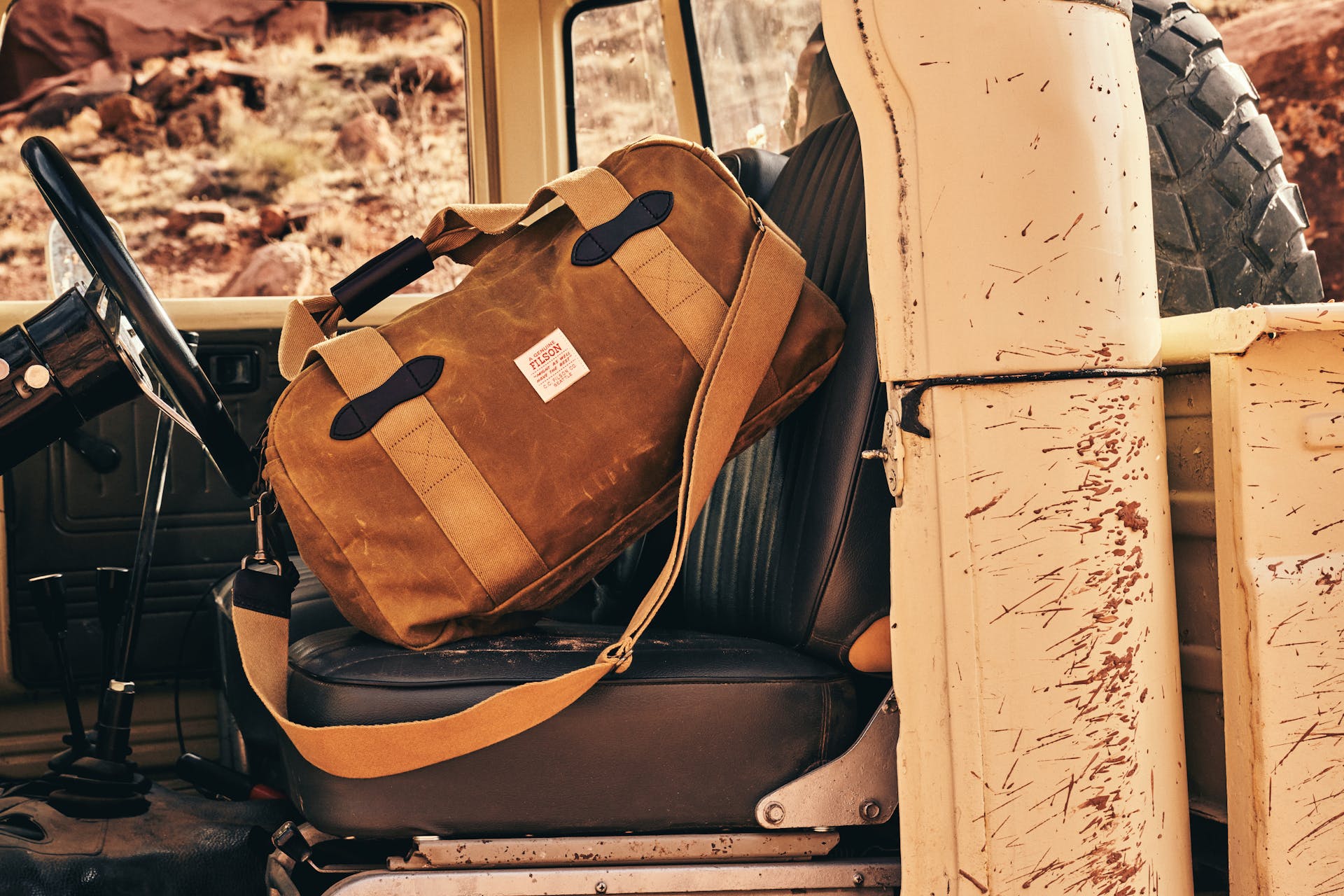 Small Tin Cloth Duffle Bag