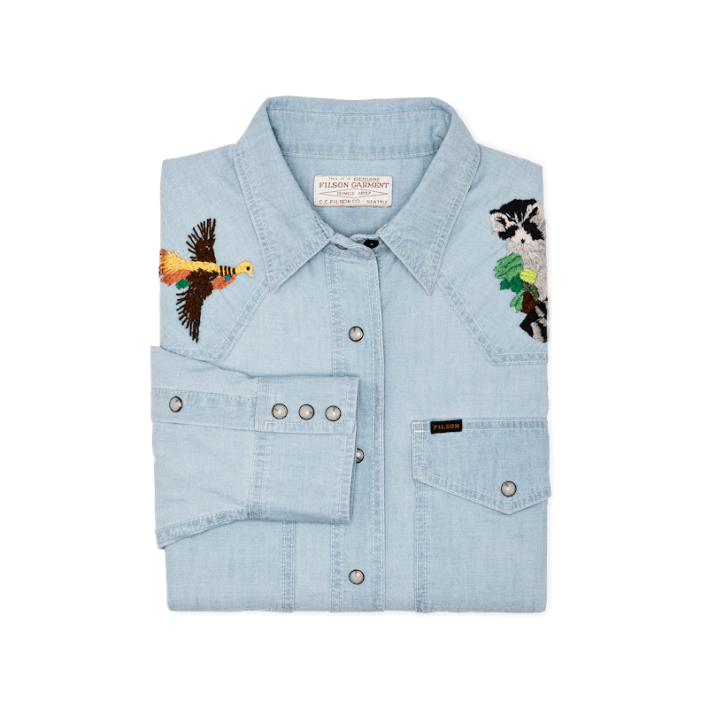 Women's Embroidered Western Shirt