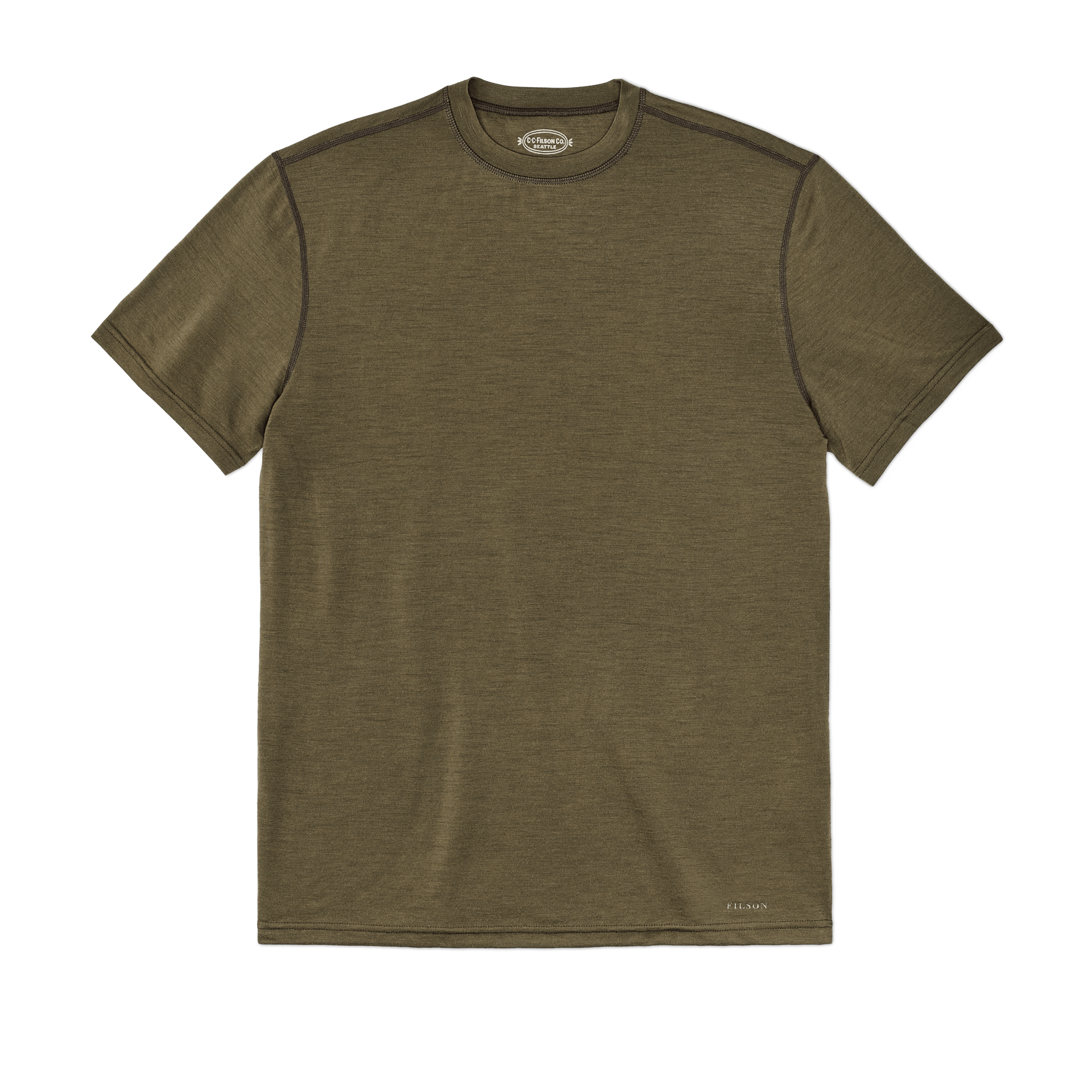 210G Merino Wool Short Sleeve Crewneck