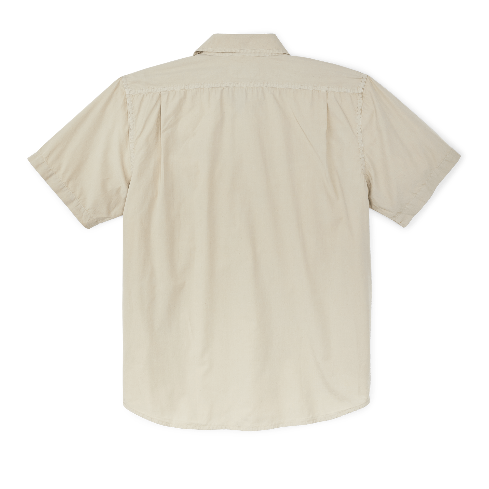 Washed Short Sleeve Feather Cloth Shirt