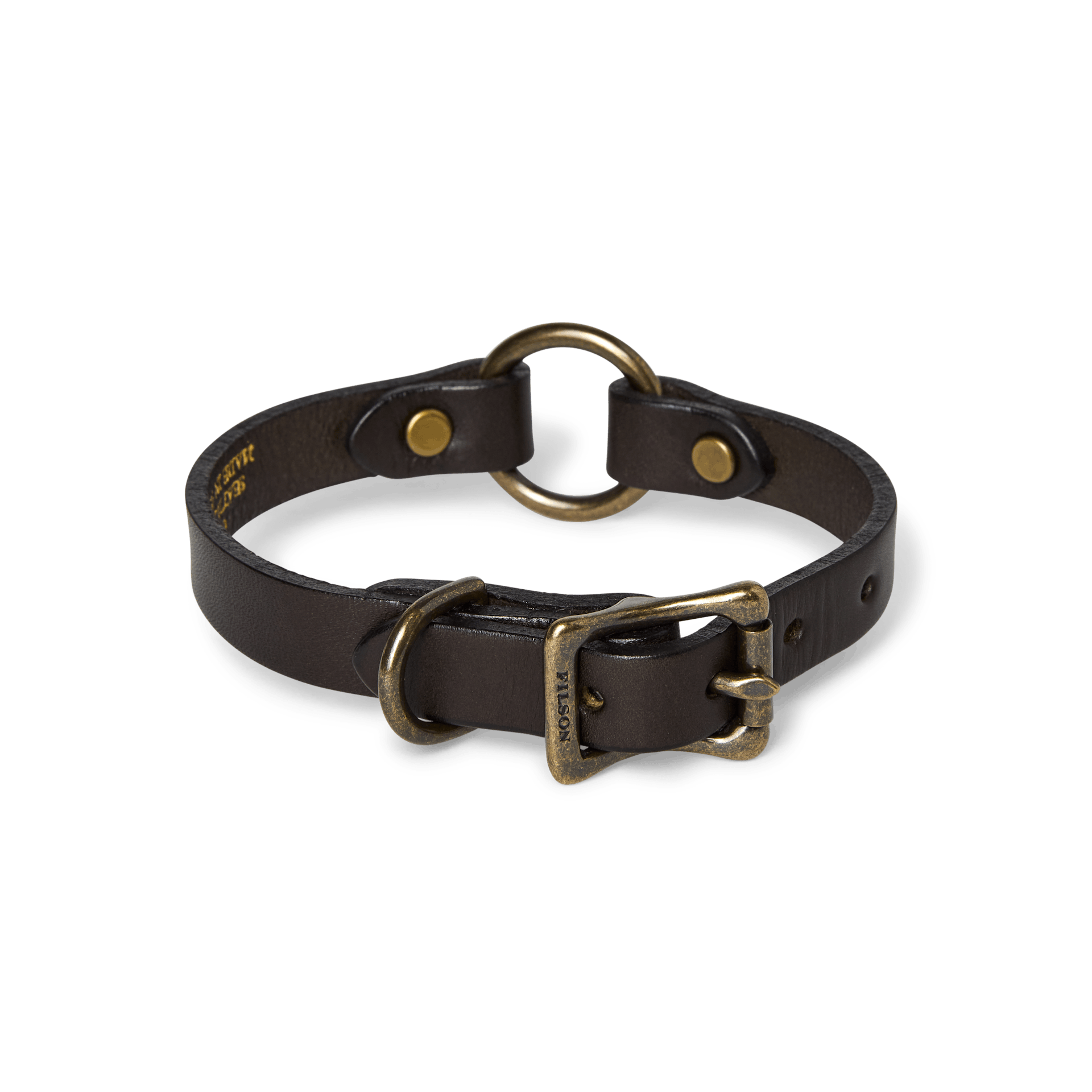 Bridle Leather Puppy Collar