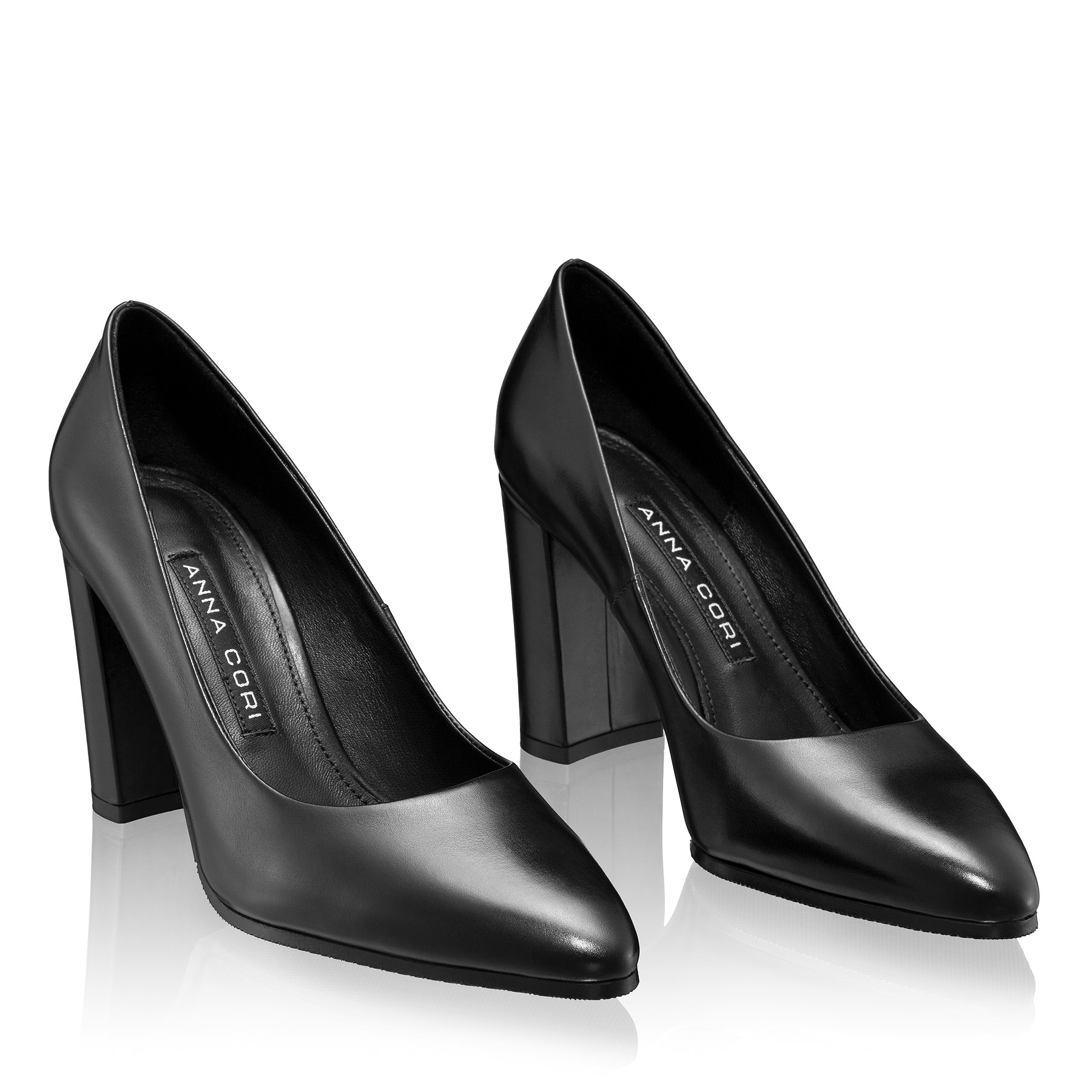 Women elegant shoes 8242 Vitello Black