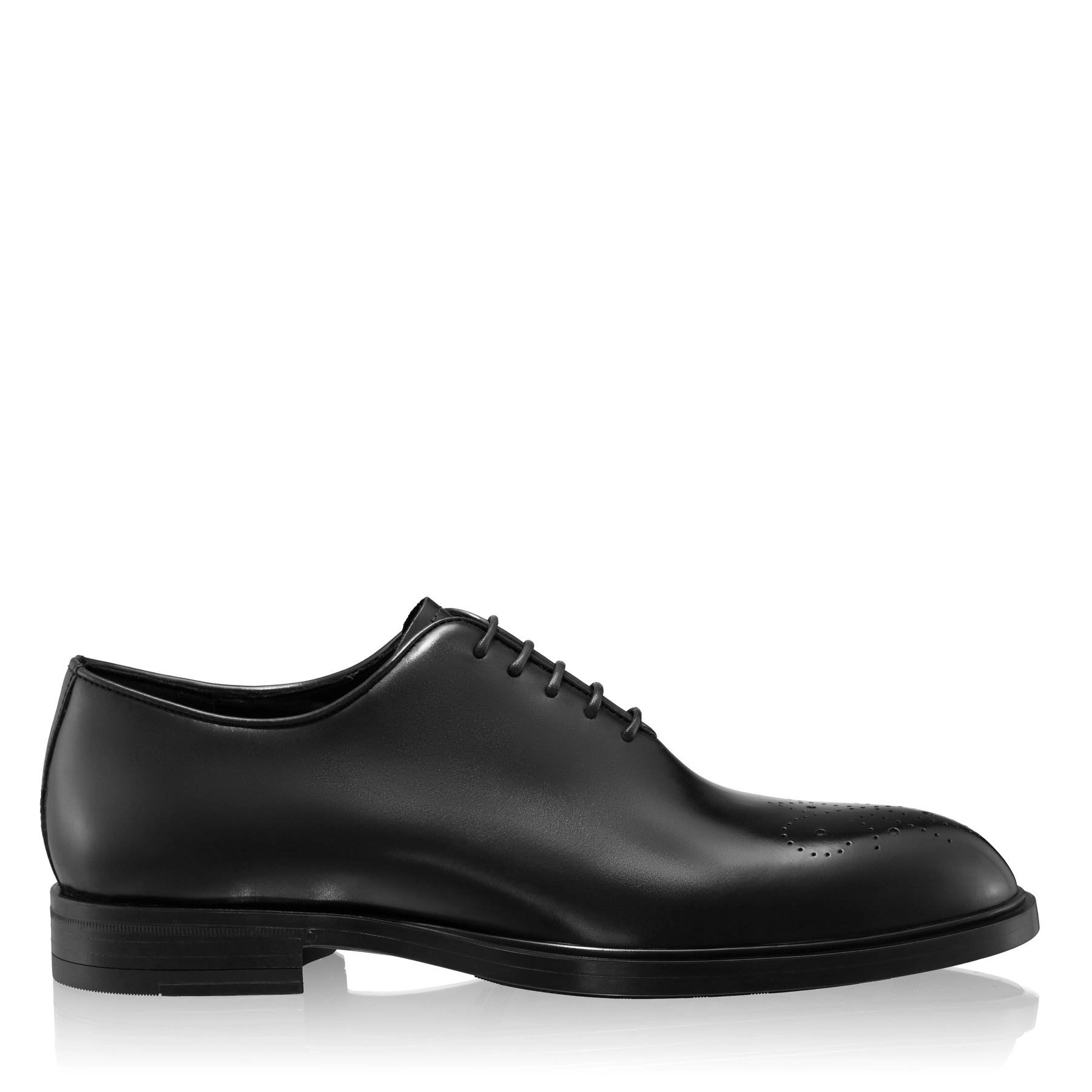 Men Genuine Leather Casual Shoes 7768 Vitello Black