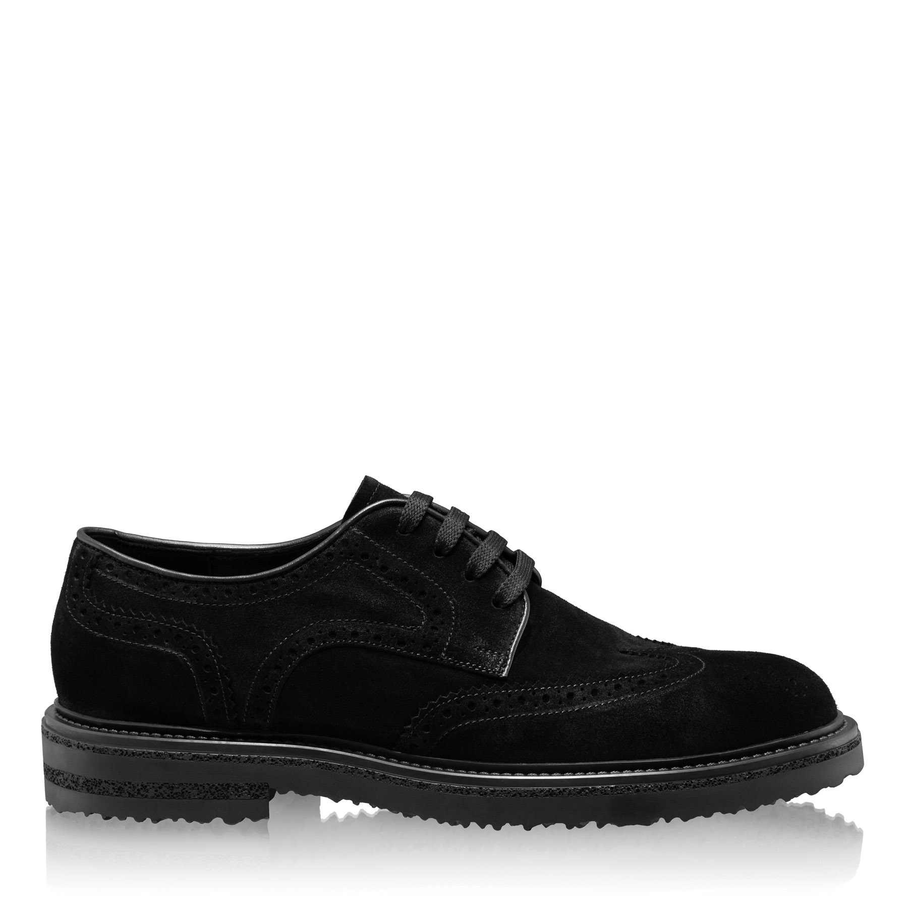 Men Leather Loafers 7740 Crosta Black