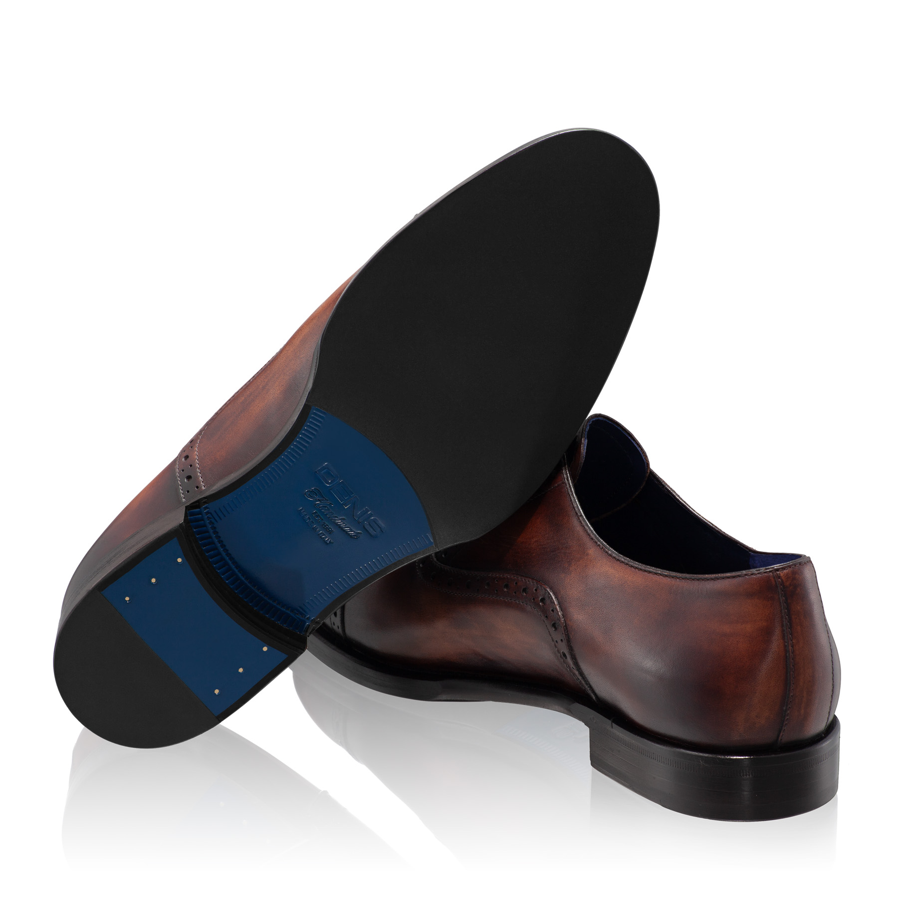 Men Handmade Elegant Shoes 7738 Vitello Brown
