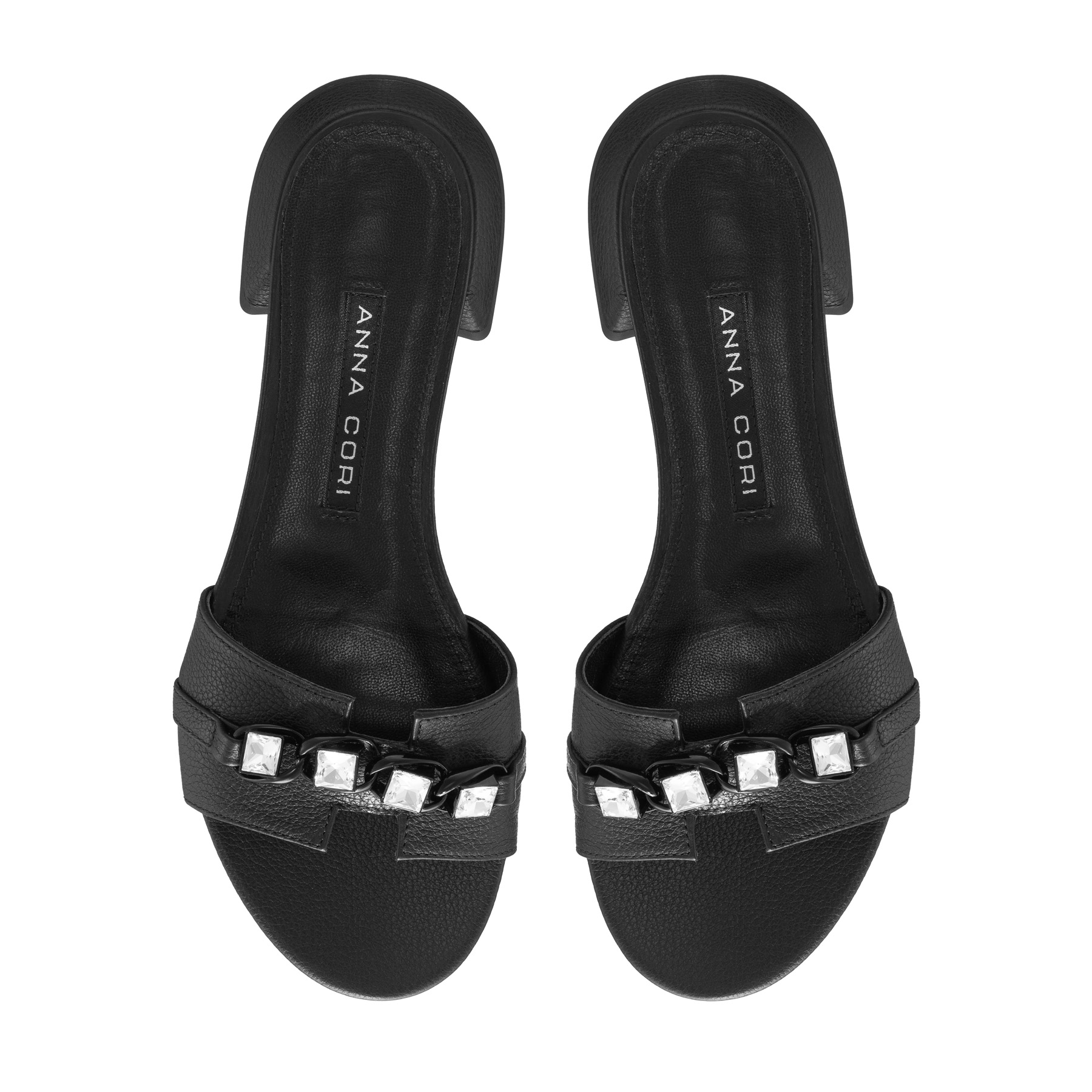Women Leather Mules 8034 Bottalato Black