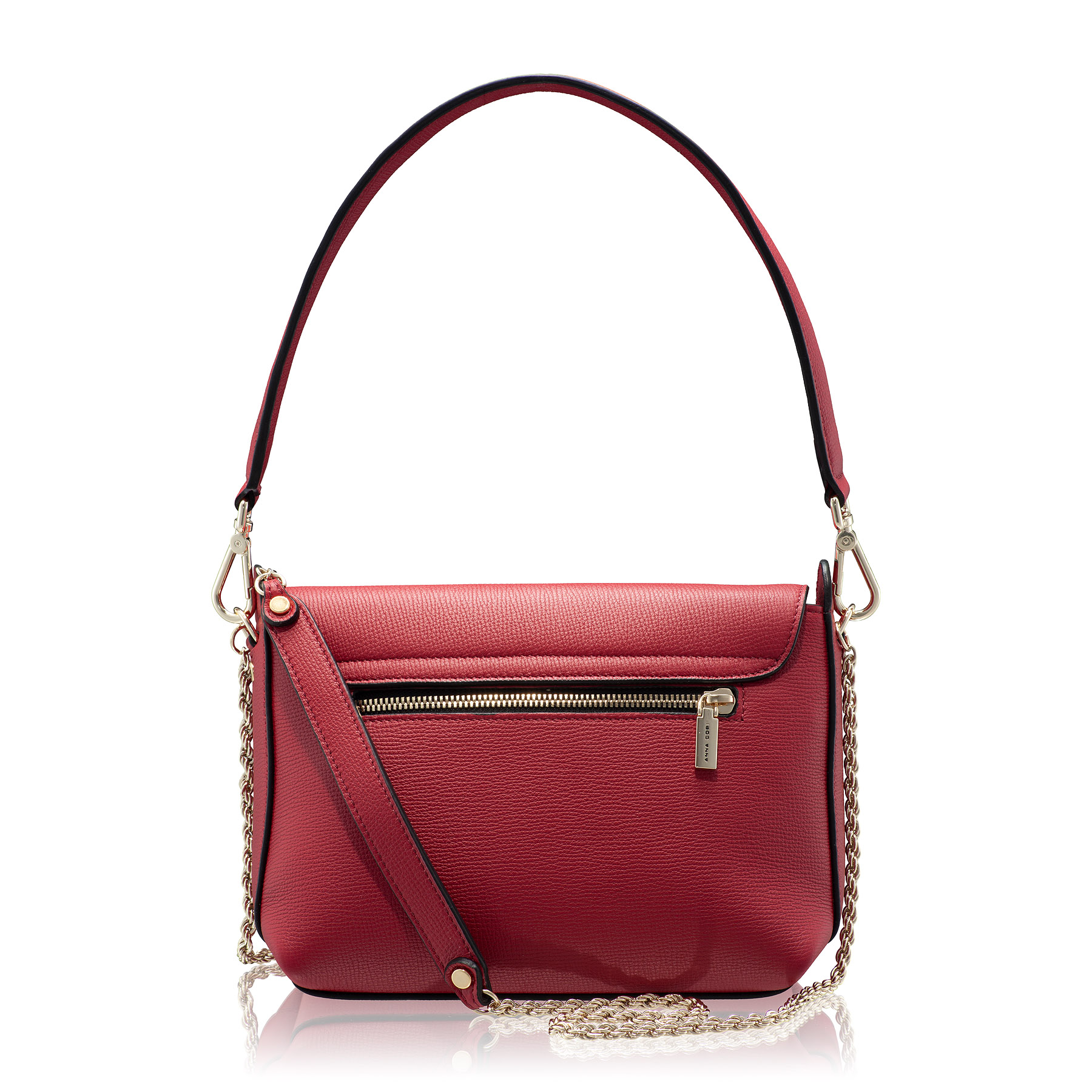 Women Shoulder Bag KARMA VIT STAMP RED