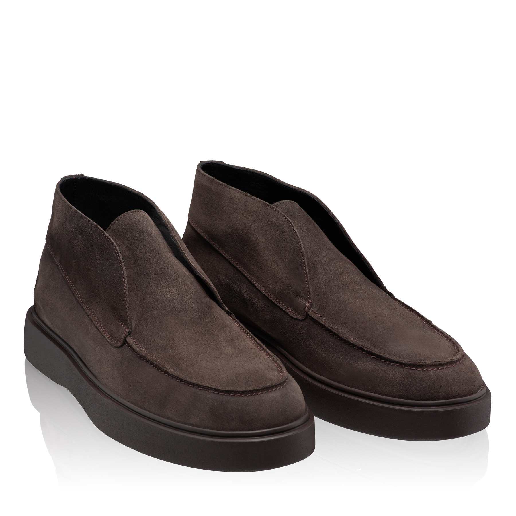 Men Suede Leather Boots 7700 Crosta T.Moro