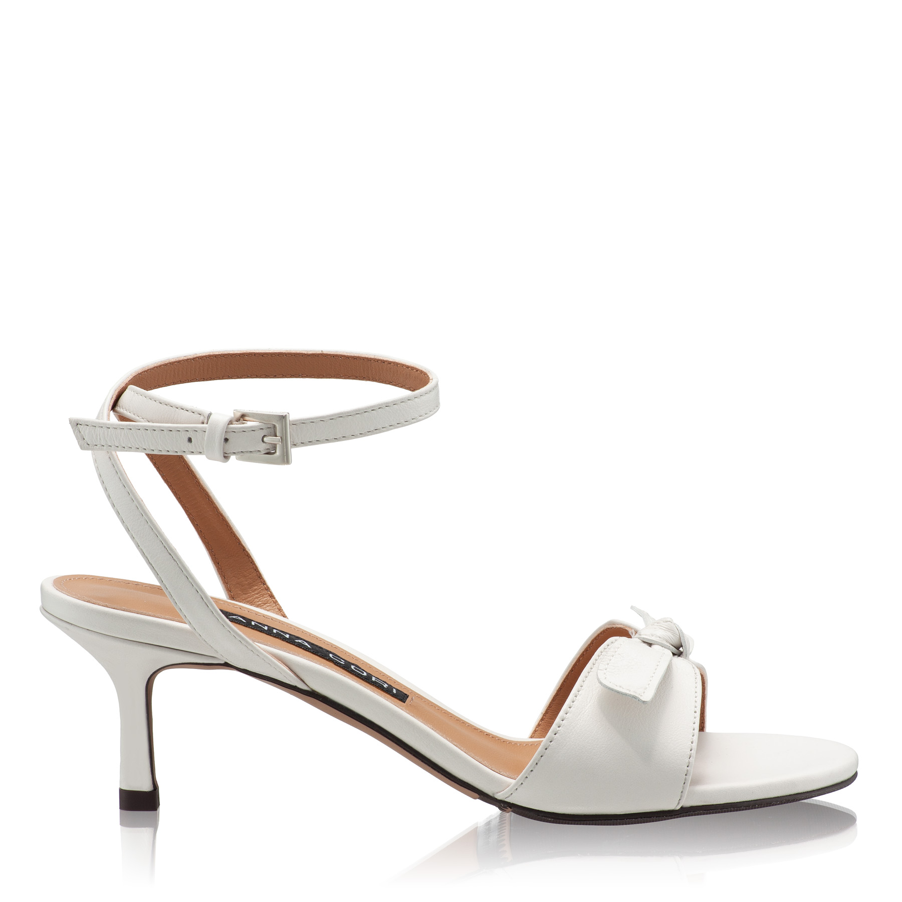 Women Leather Sandals 8110 Vitello Panna