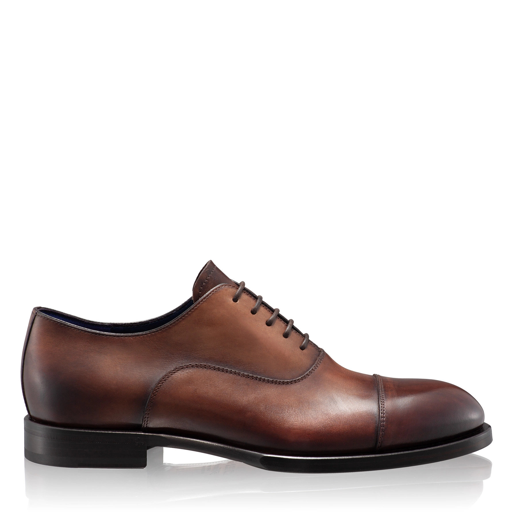 Men Handmade Elegant Shoes 7729 Vitello Brown