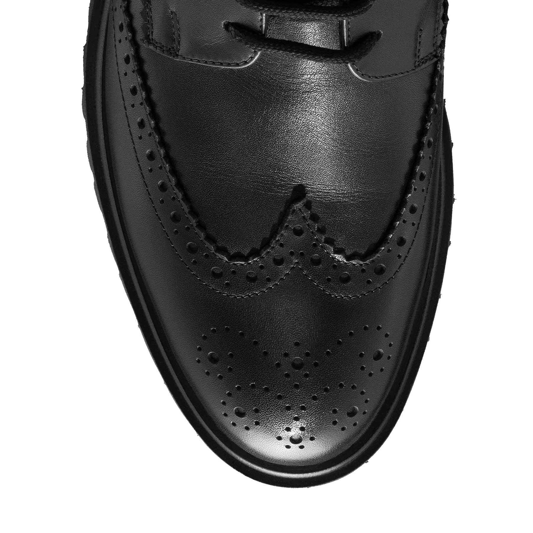 Men Leather Boots 7771 Vitello Black