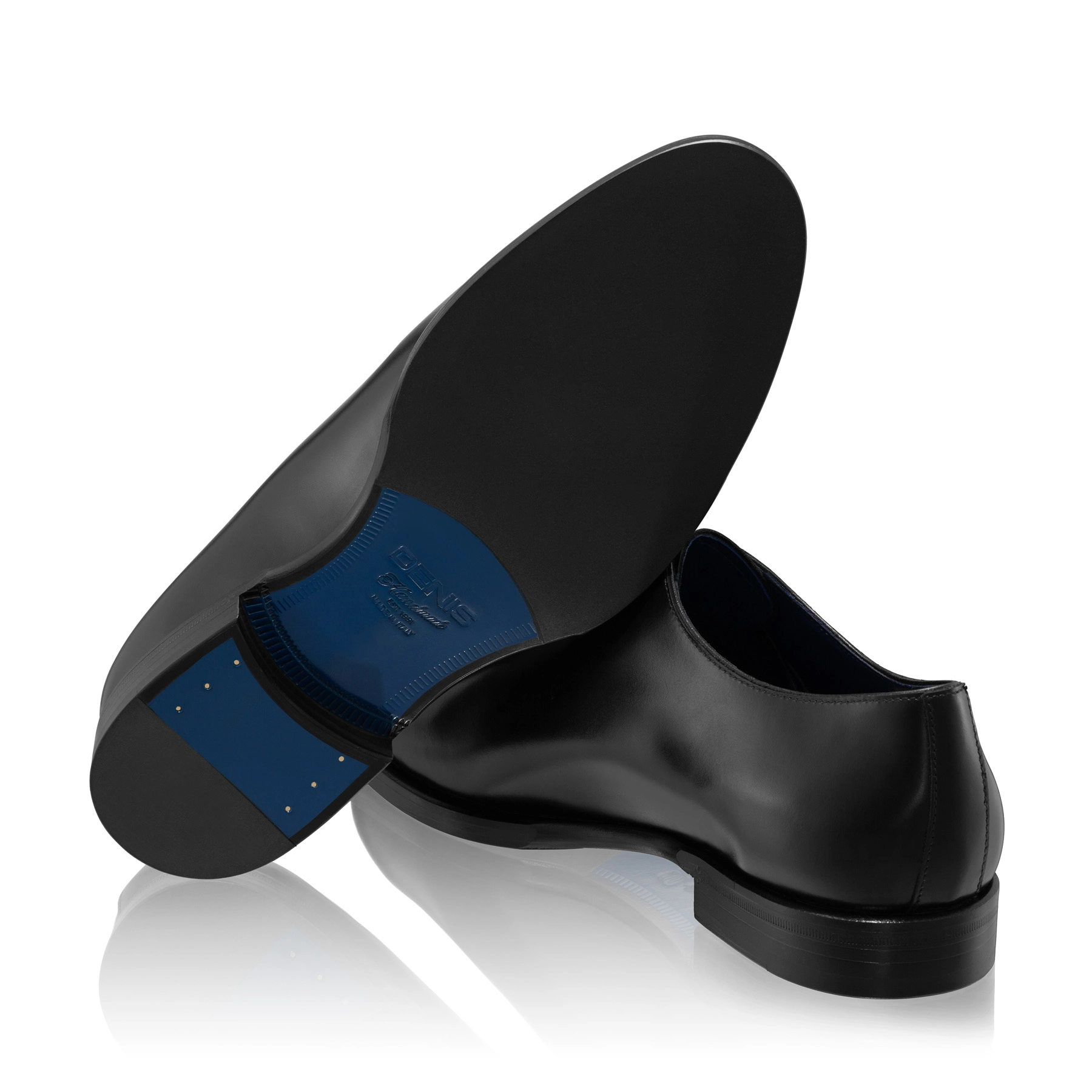 Men Handmade Elegant Shoes 7712 Vitello Black