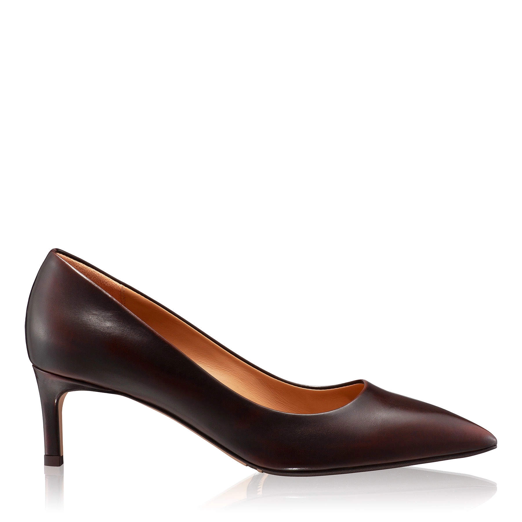 Mid-heel Pointed Toe Pumps 8220 Vitello T.Moro