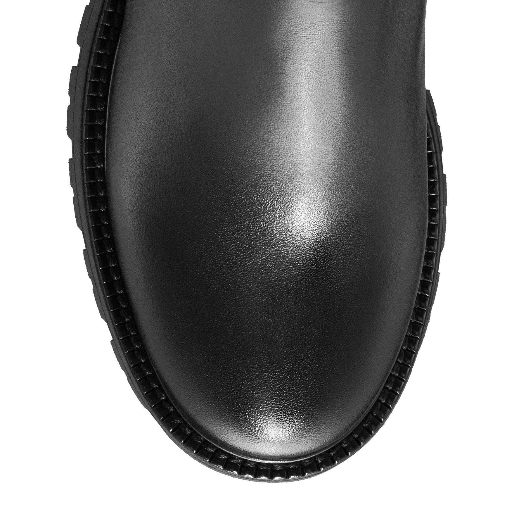 Women's Genuine Leather Ankle-Boots 8163 Vitello Black