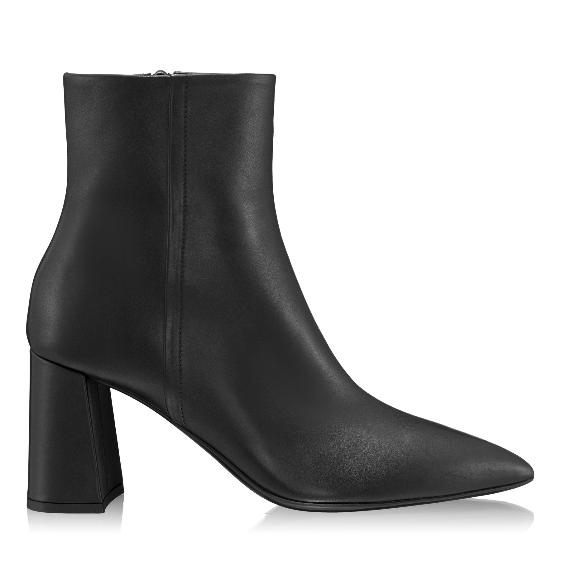 Leather Ankle Boots 7963 Vitello Black