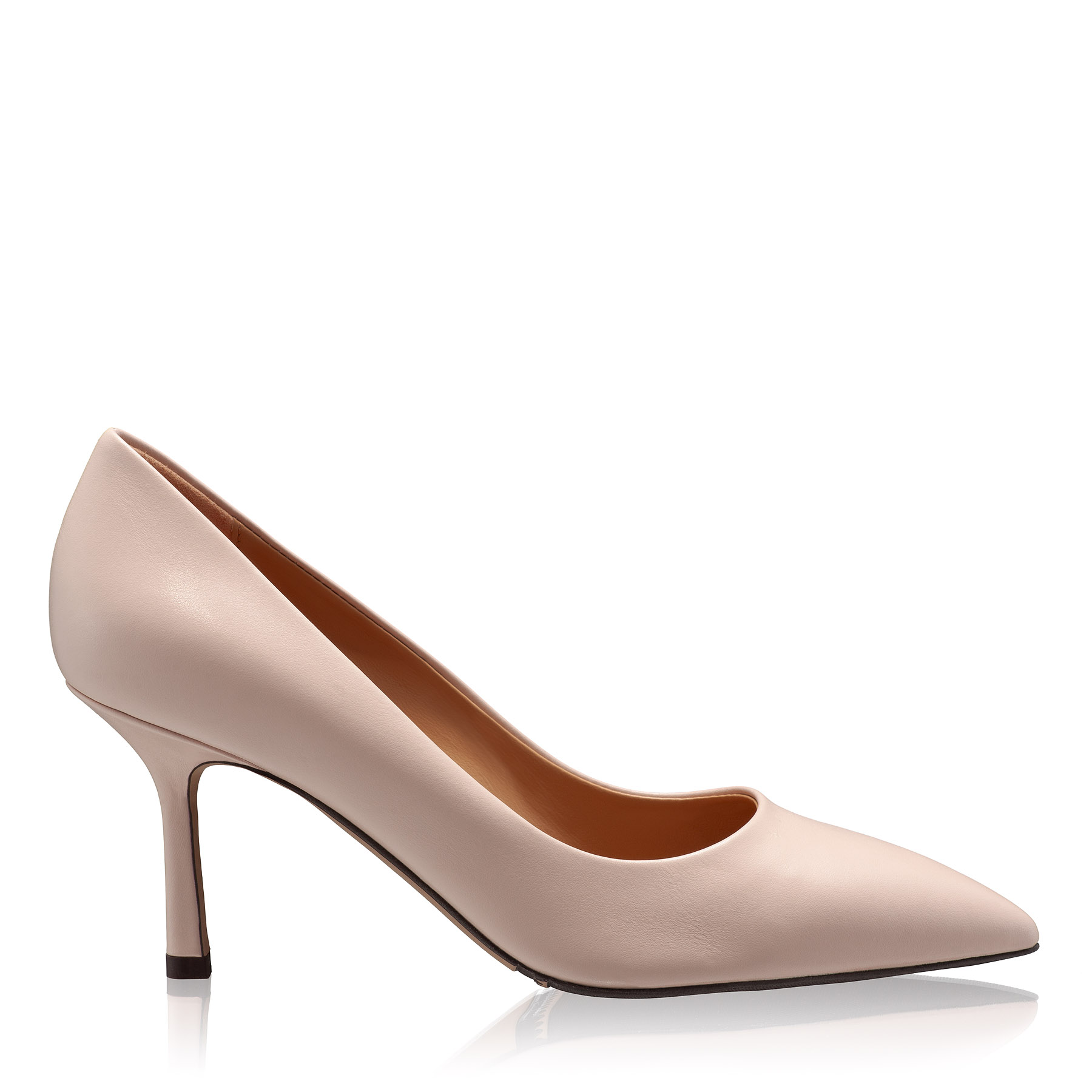 High-heel Pointed Toe Pumps 8026 Vitello Nude