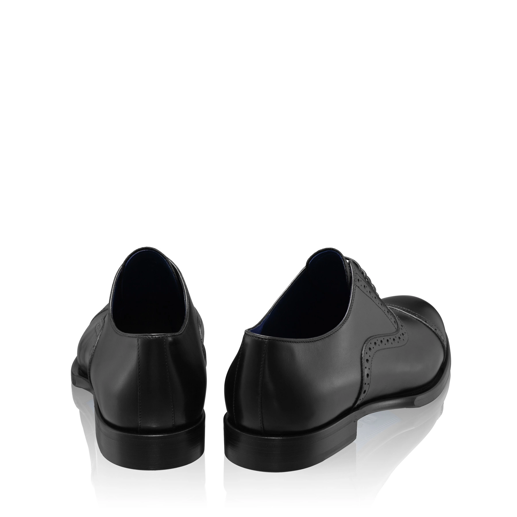 Men Handmade Elegant Shoes 7738 Vitello Black