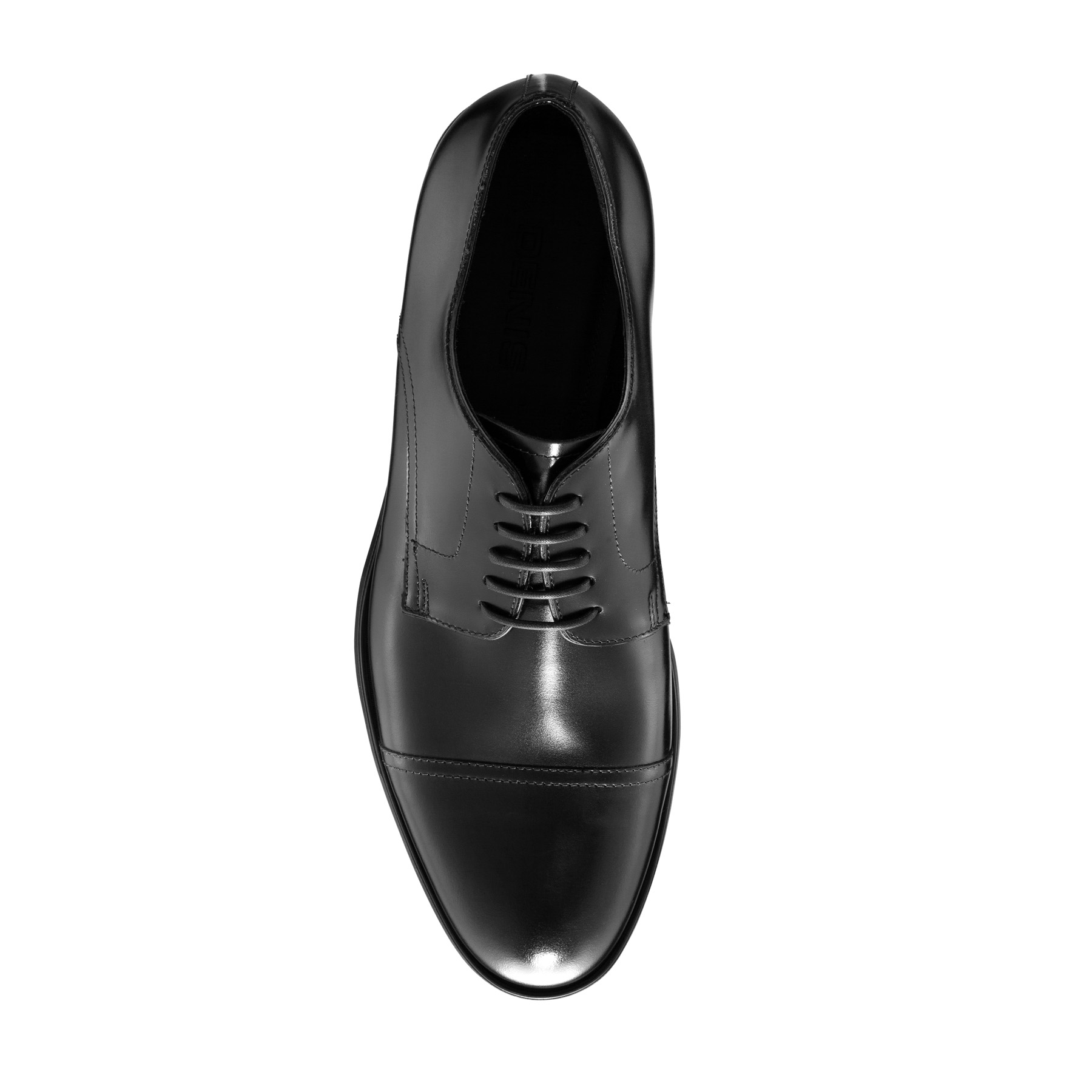 Classic Men Leather Shoes 7635 Vitello Black