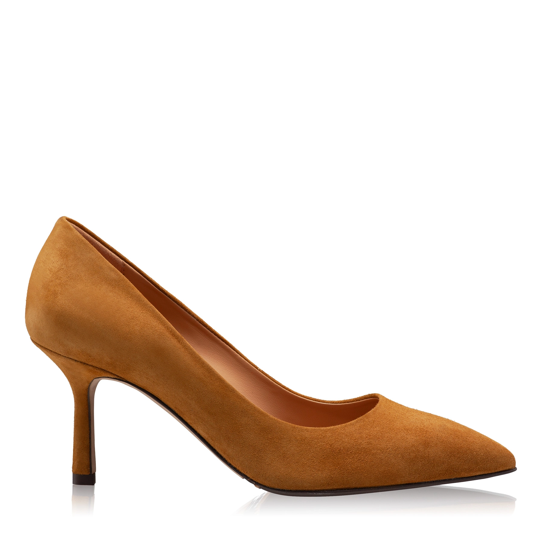 High-heel Pointed Toe Pumps 8026 Camoscio Noce