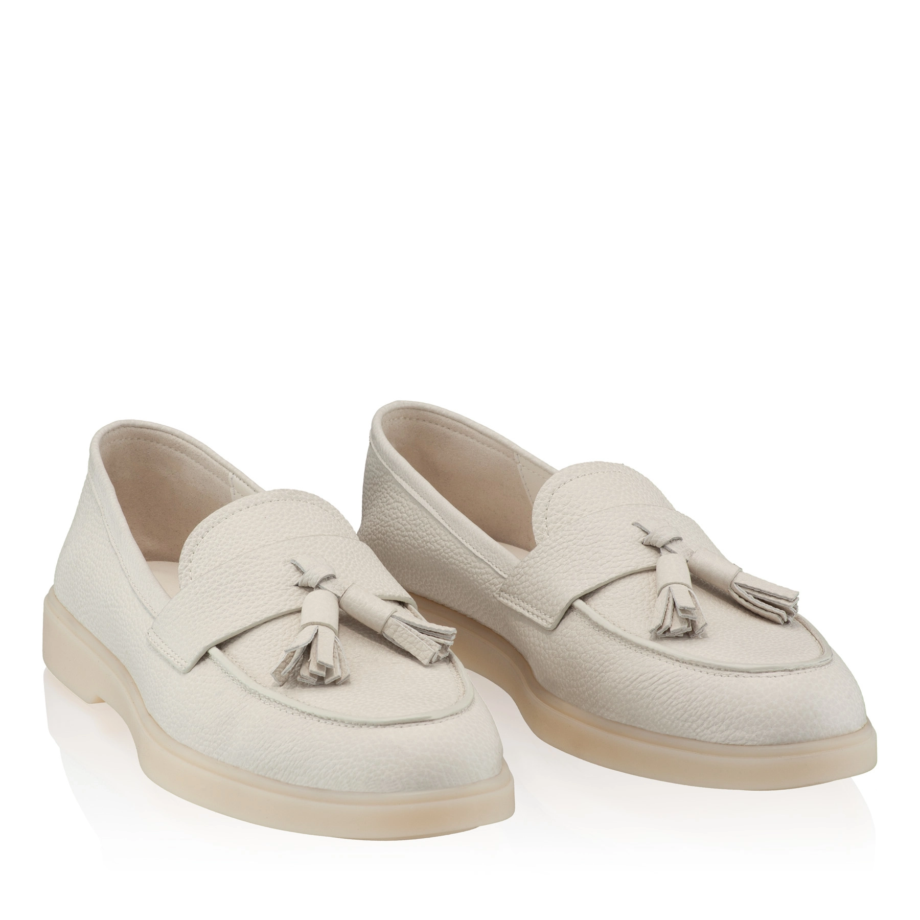 Women Casual Loafers 7517 Bottalato Panna