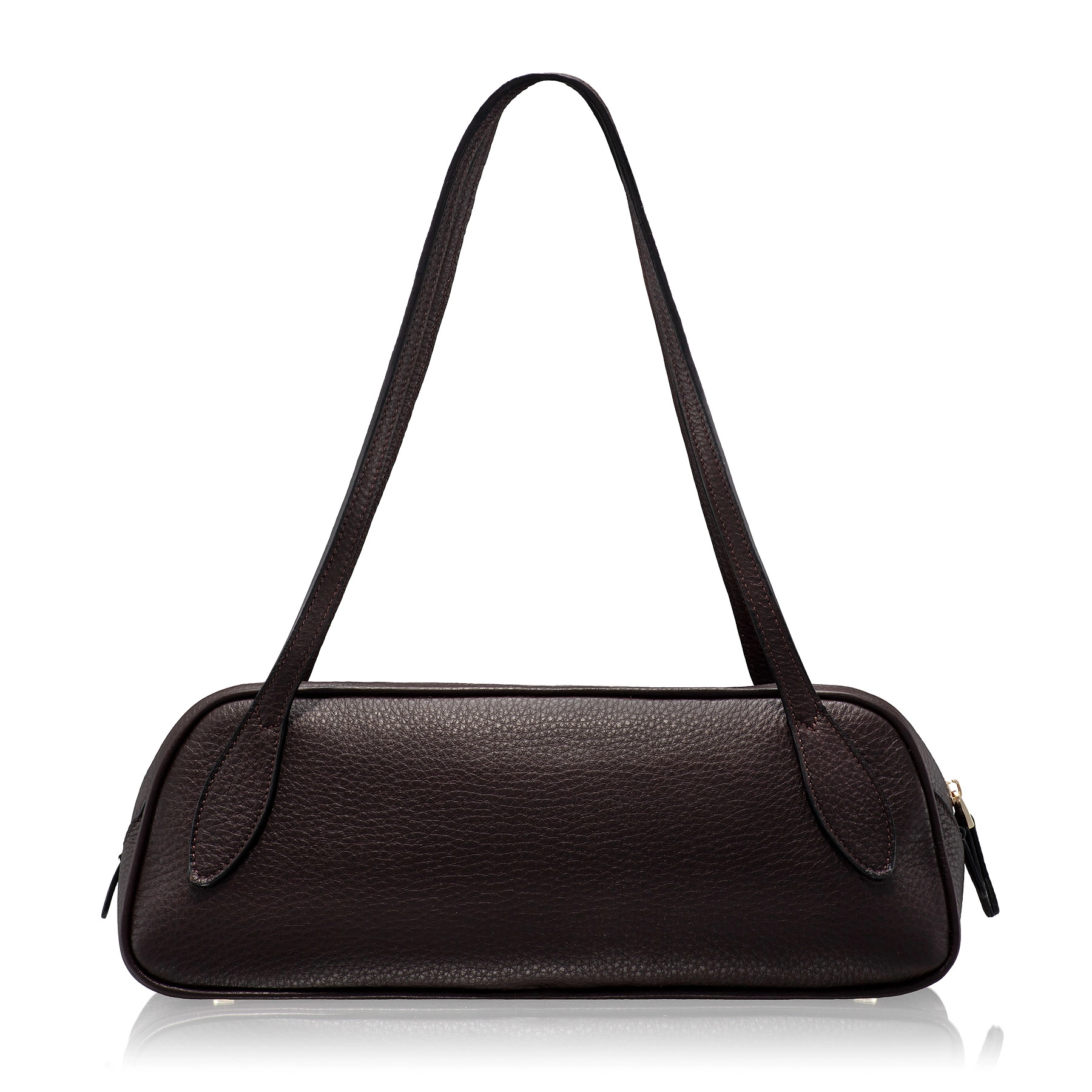 Women Leather Hand Bag MUNA 02 CAVALINO T.MORO+PANNA