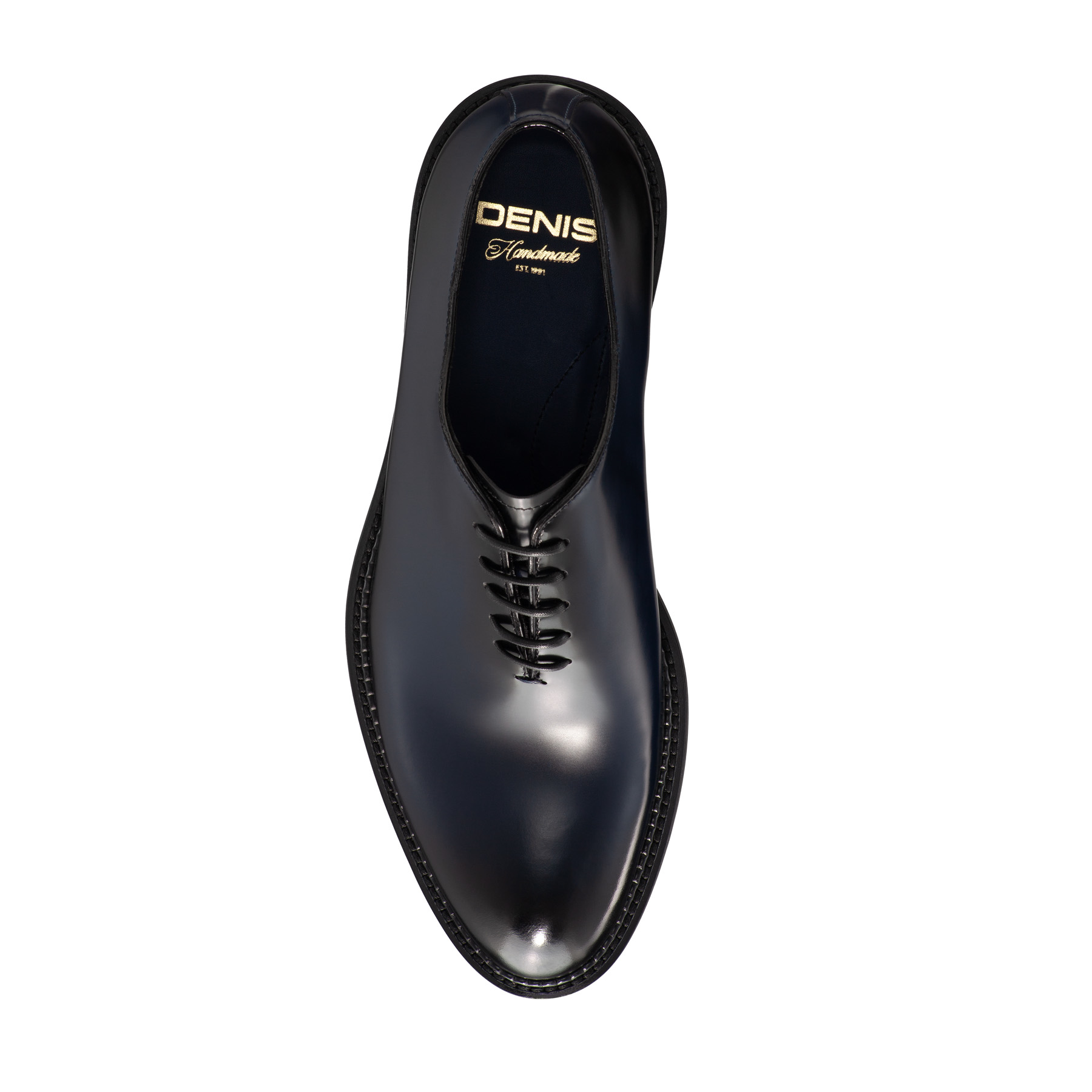 Men Genuine Leather Shoes 7035 Abrazivato Blue