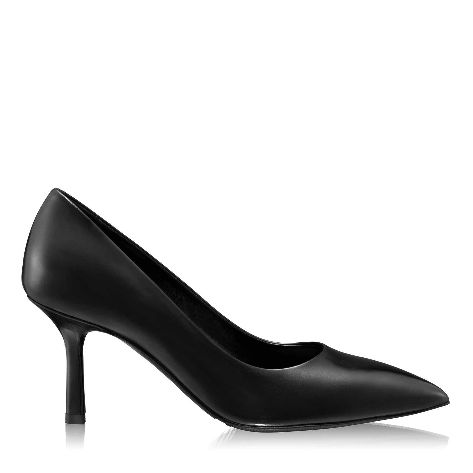 High-heel Pointed Toe Pumps 8026 Vitello Black