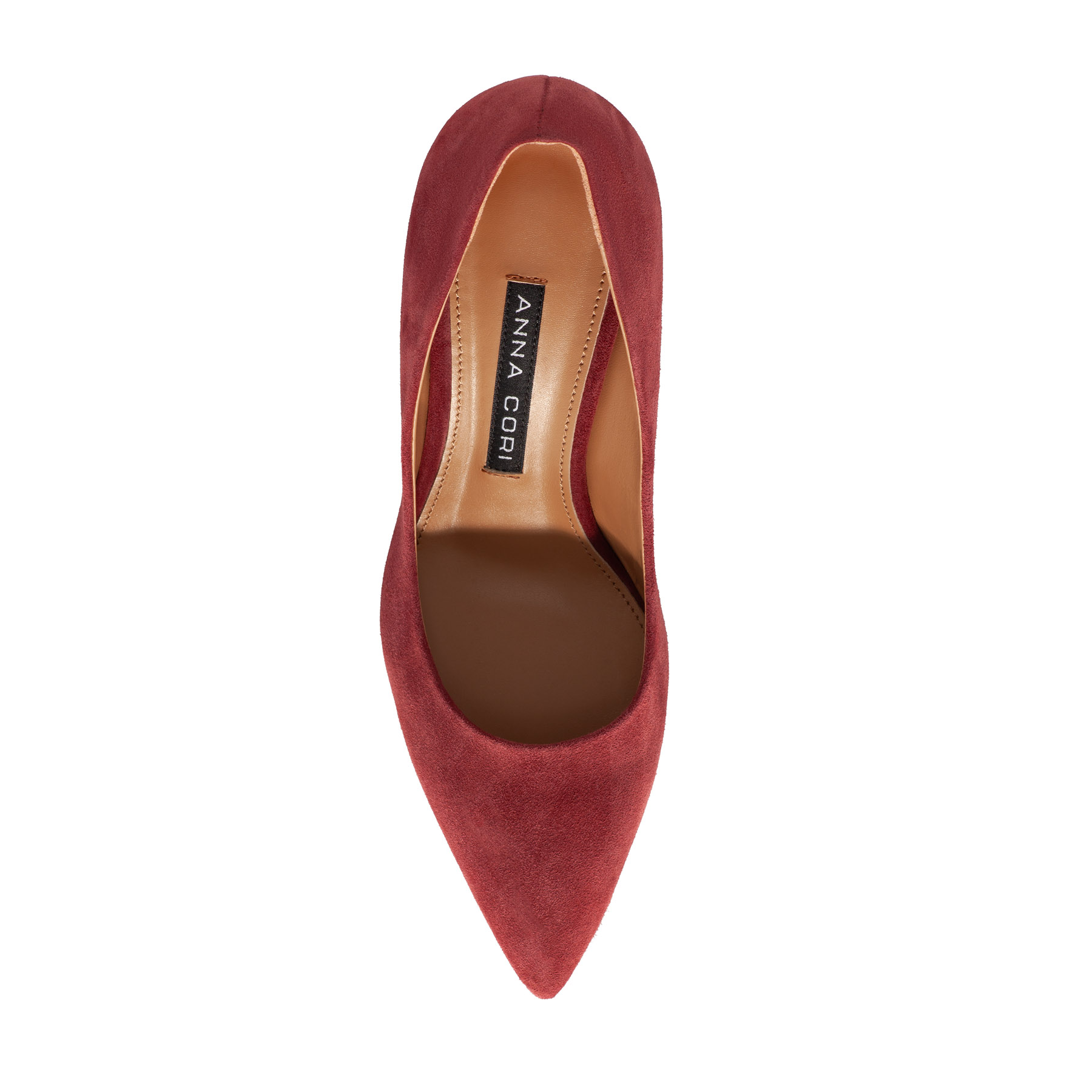 High-heel Pointed Toe Pumps 8026 Camoscio Bordo