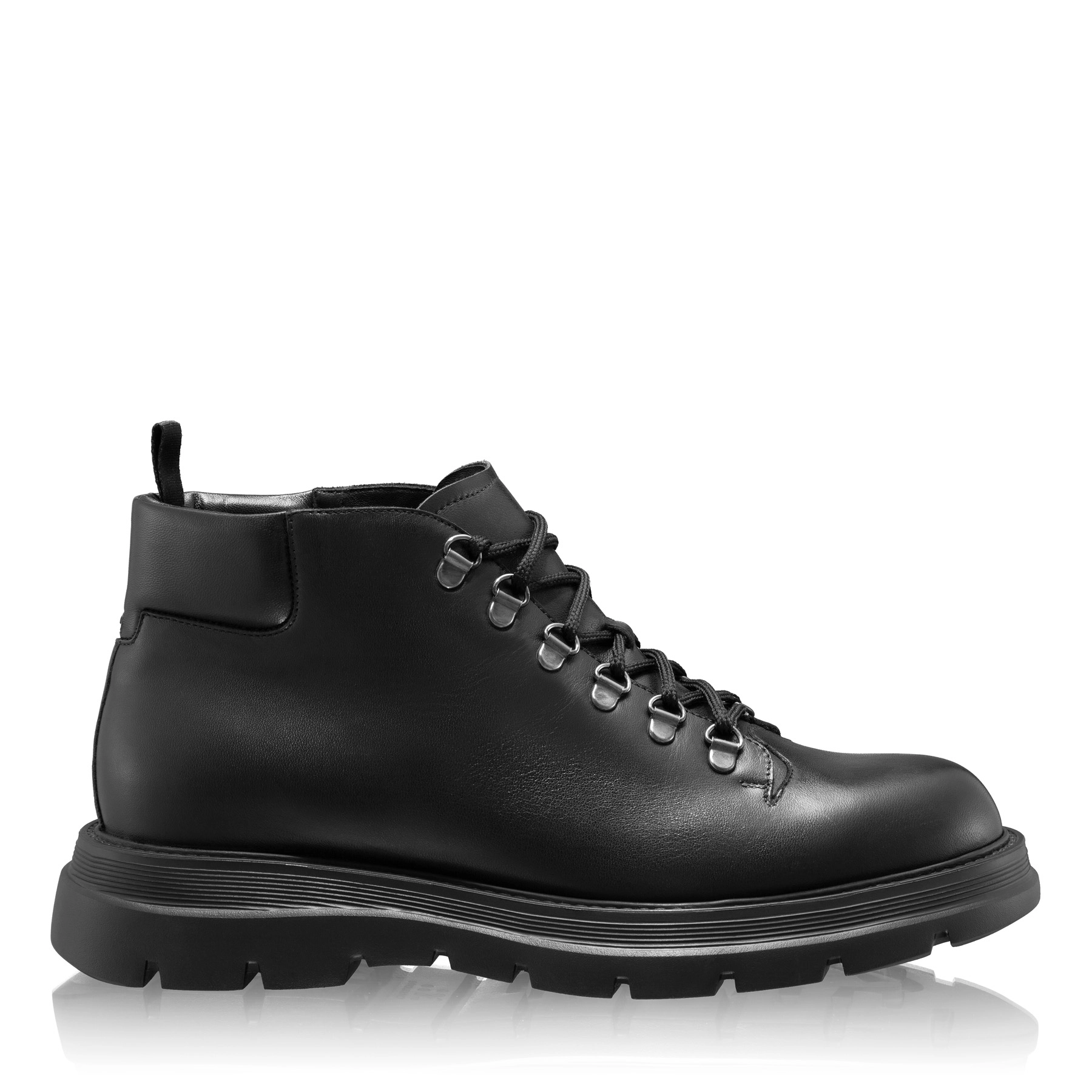 Men Leather Boots 7736 Vitello Black