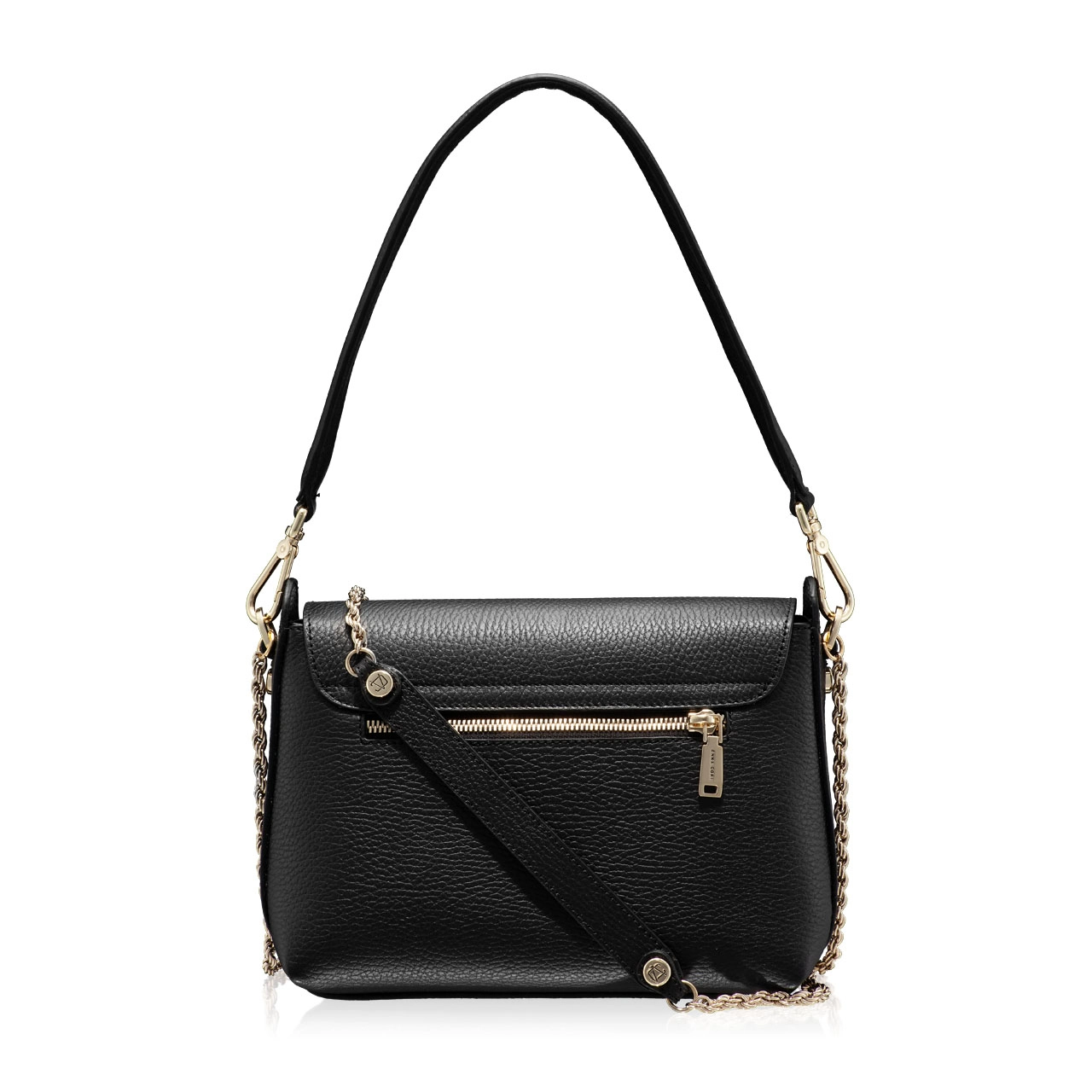 Women Shoulder Bag KARMA BOTTALATO BLACK