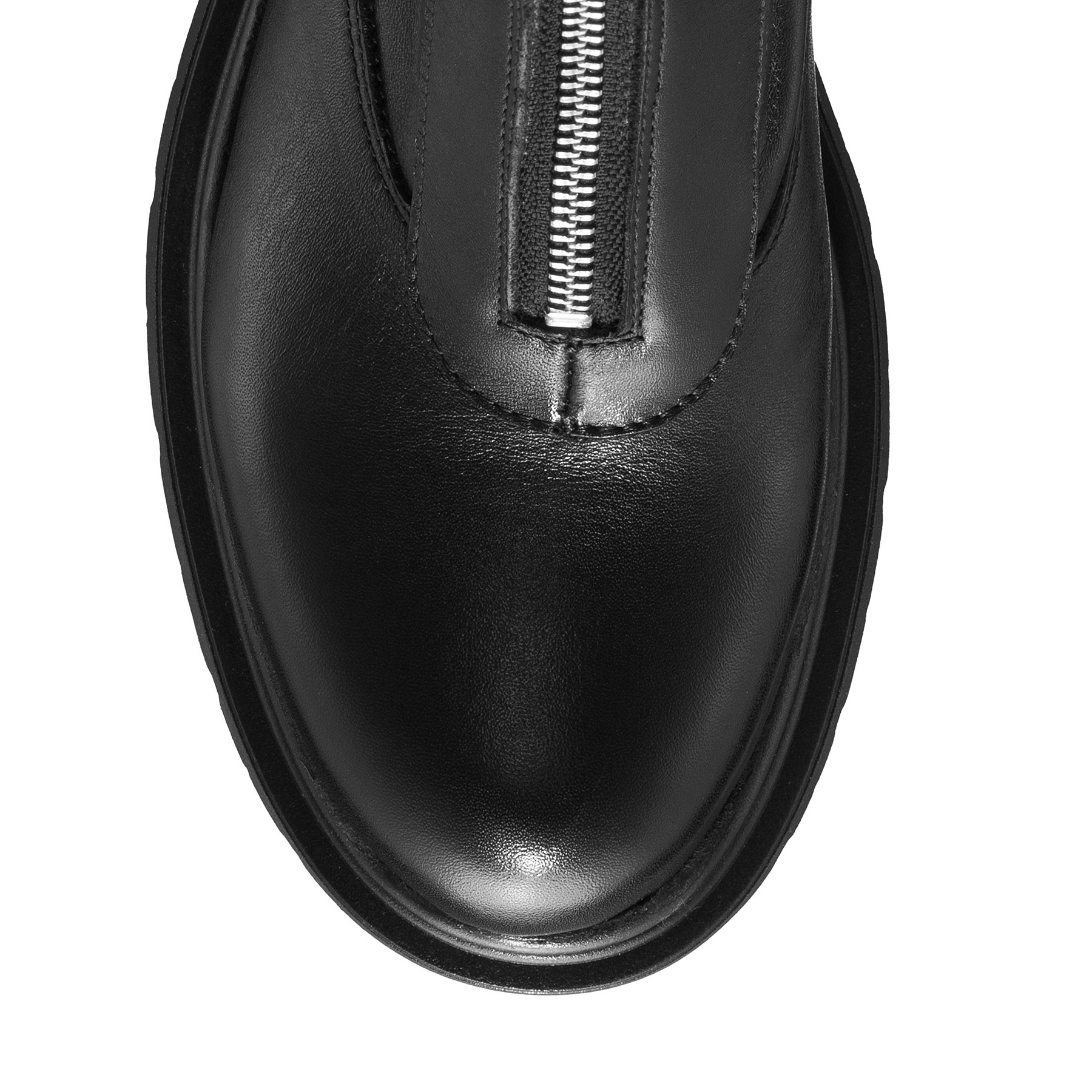 Women's  leather ankle-boots 8257 Vitello Black