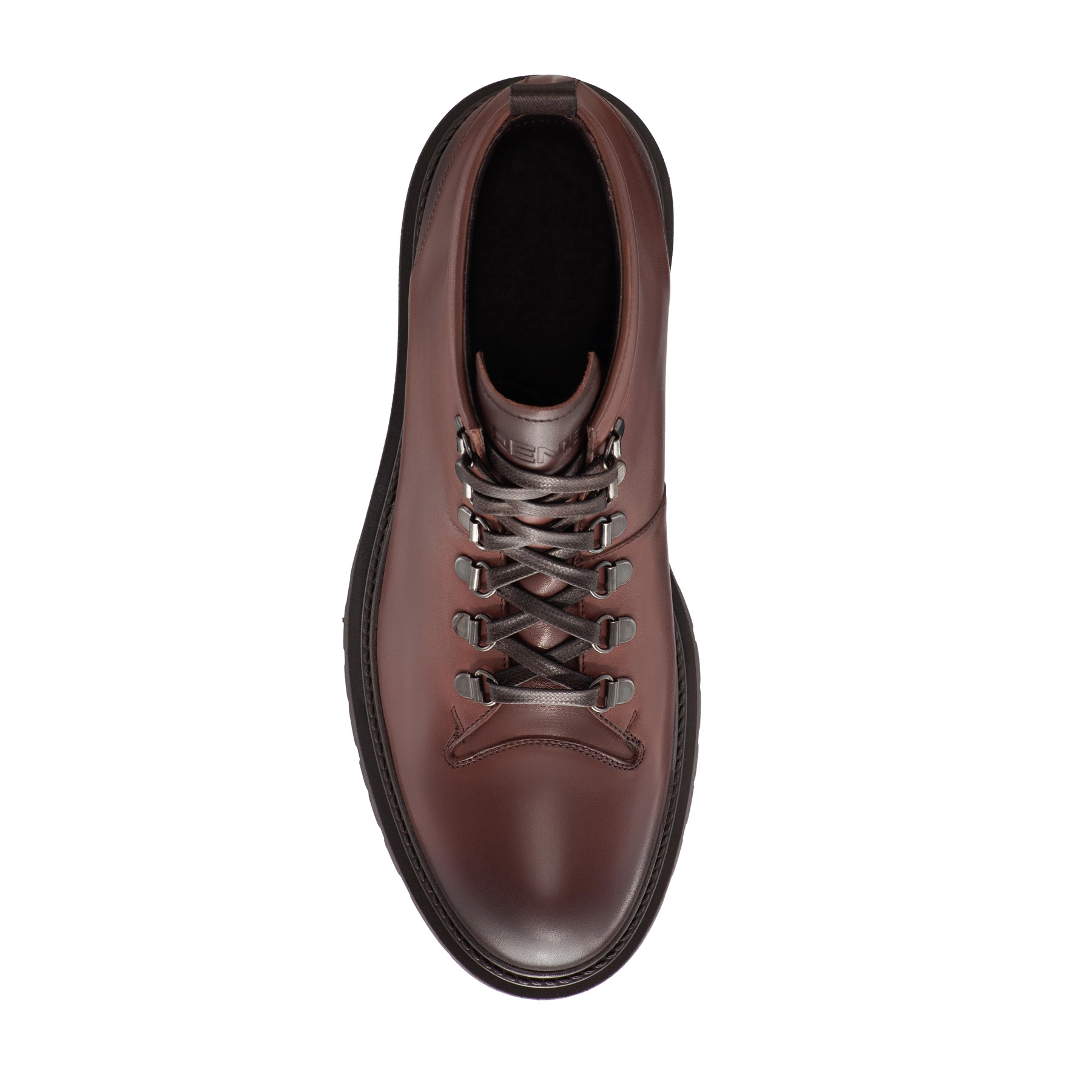 Men Leather Casual Boots 7330 Vitello Brown