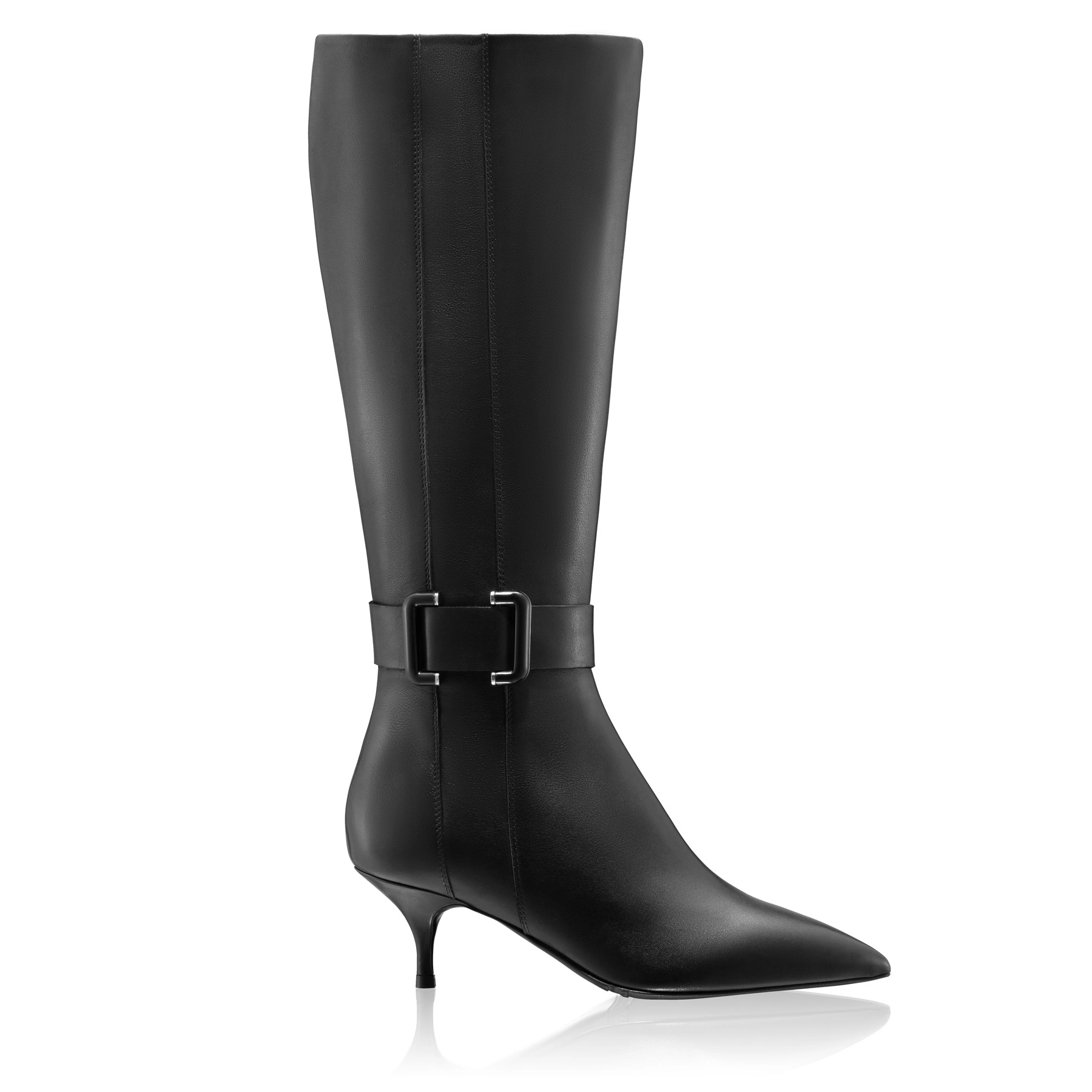 Women Leather Boots 8187 Vitello Black