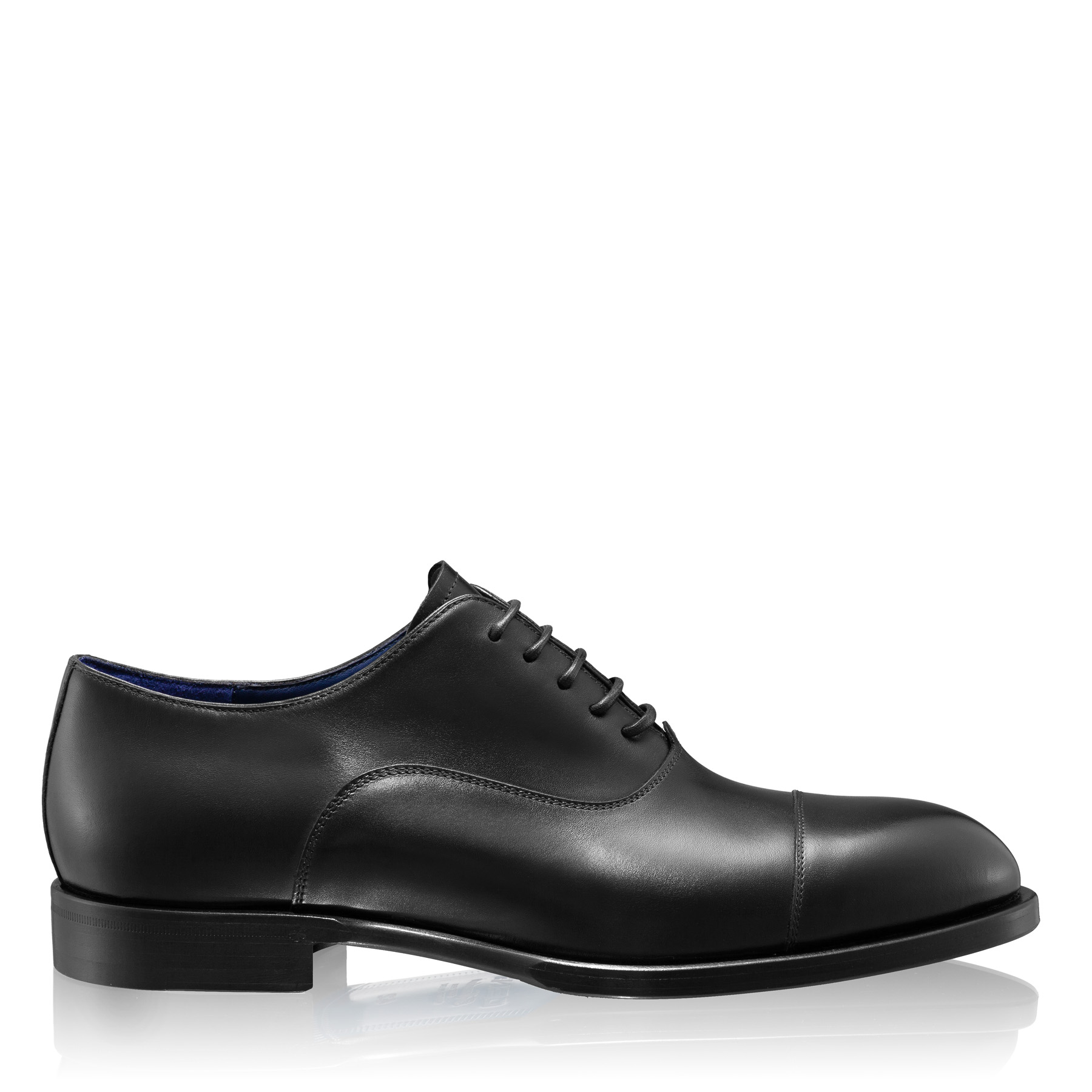 Men Handmade Elegant Shoes 7729 Vitello Black