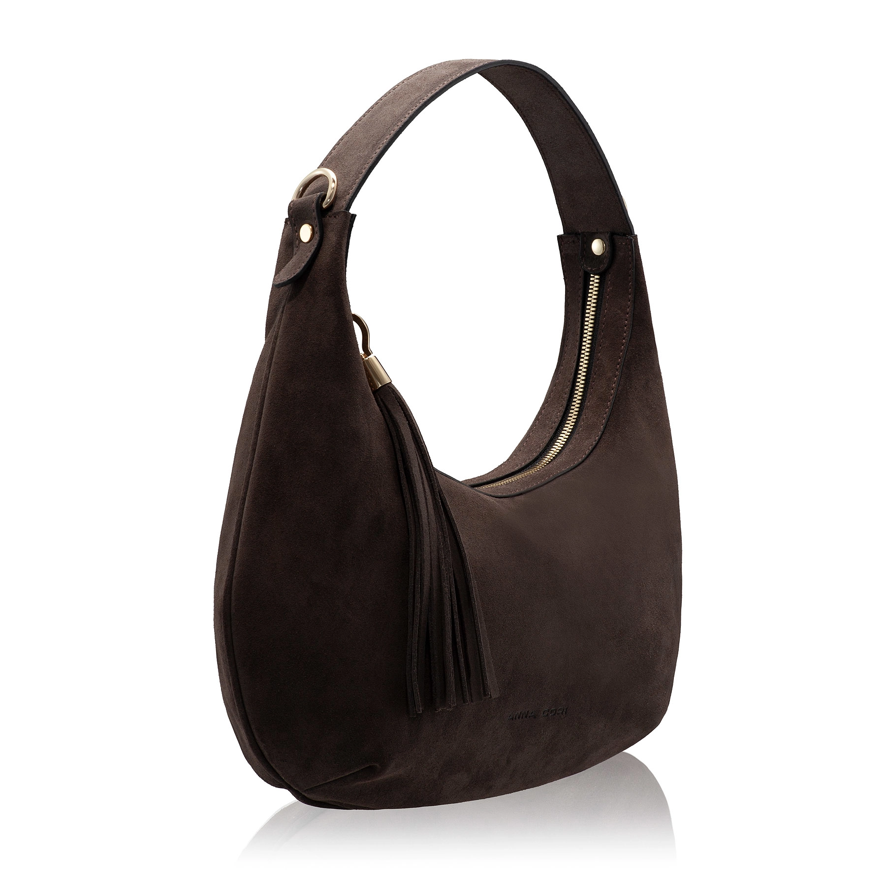 Women Leather Hand Bag NORY 01 CROSTA ANTRACITE