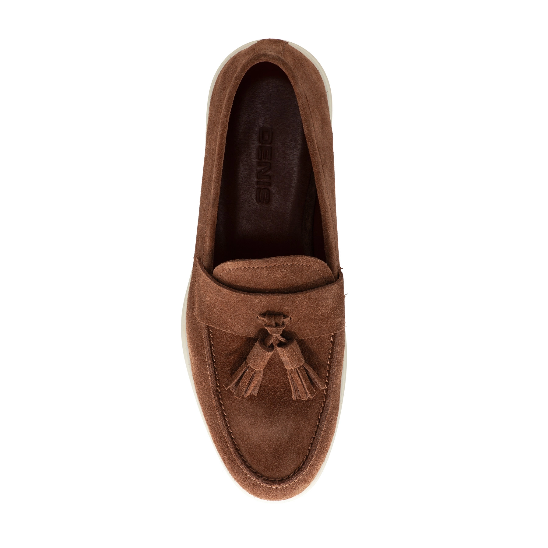 Men Suede Leather Loafers 7628 Crosta Brown