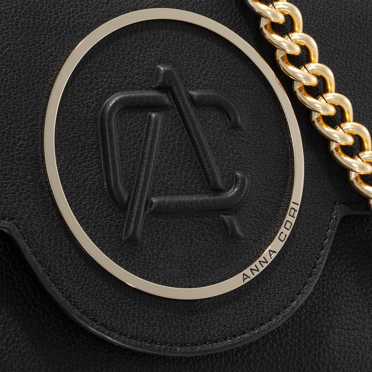 Women Leather Crossbody Bag Tania Bottalato Black