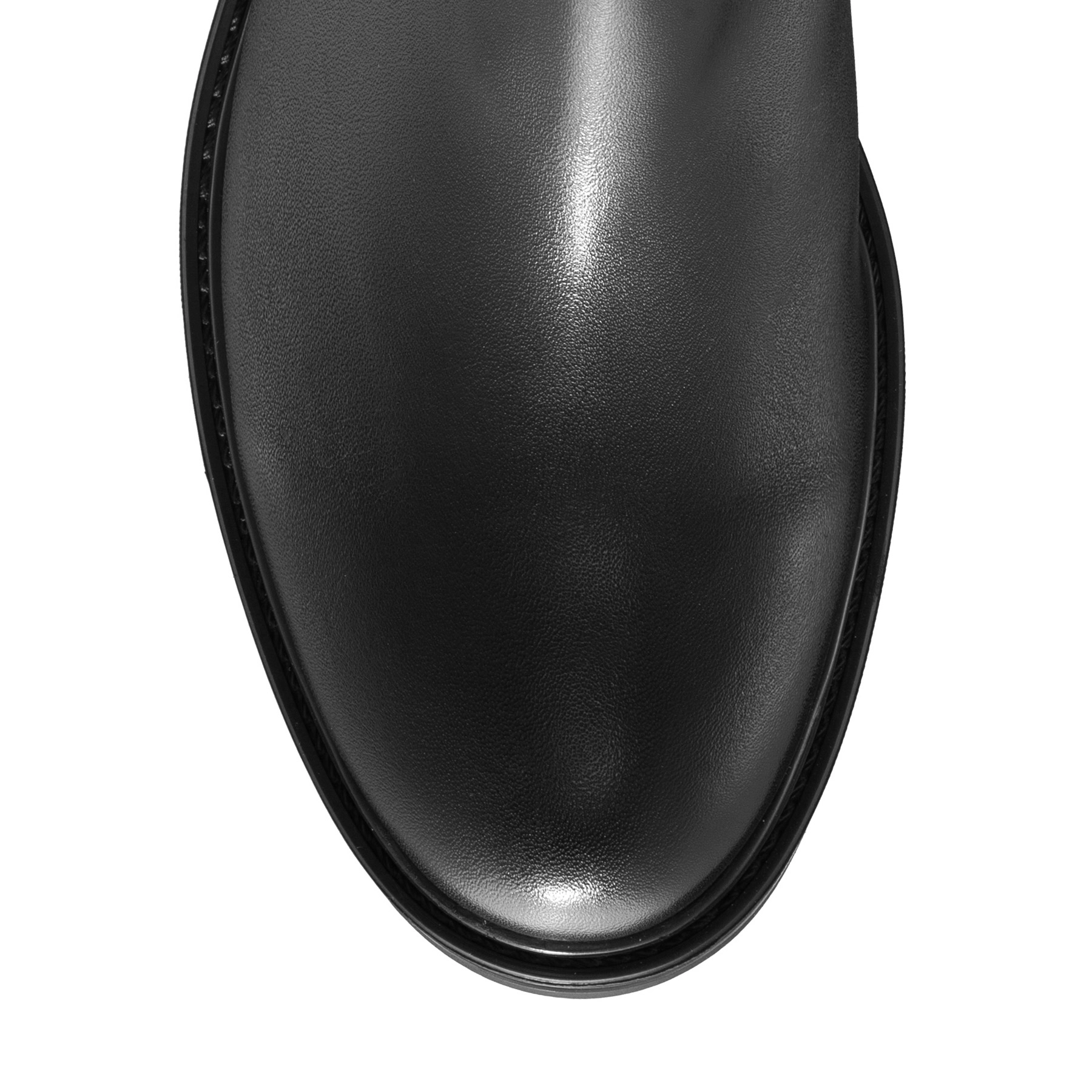 Women Leather Casual Boots 6453 Vitello Black