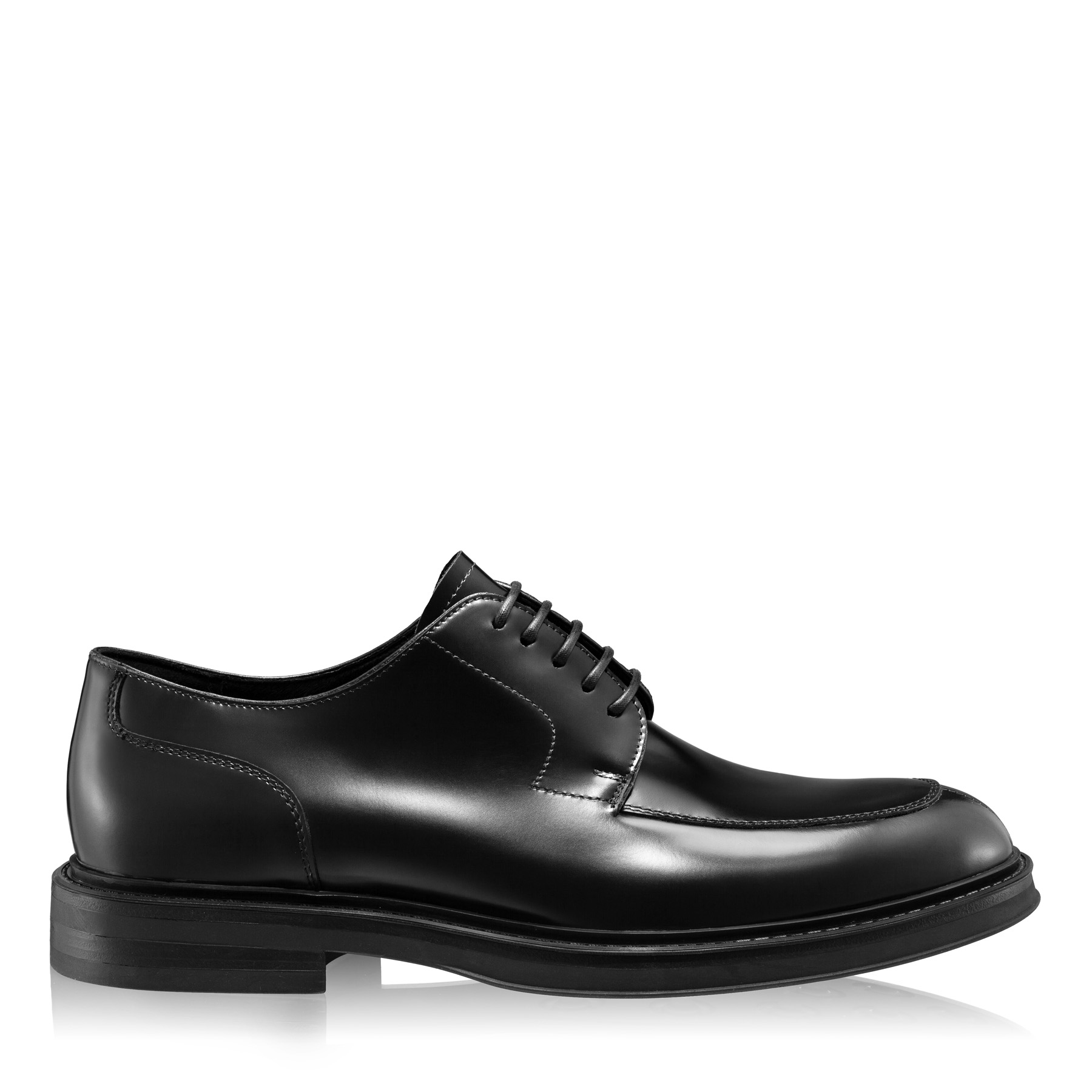 Classic Men Leather Shoes 7642 Abrazivato Black