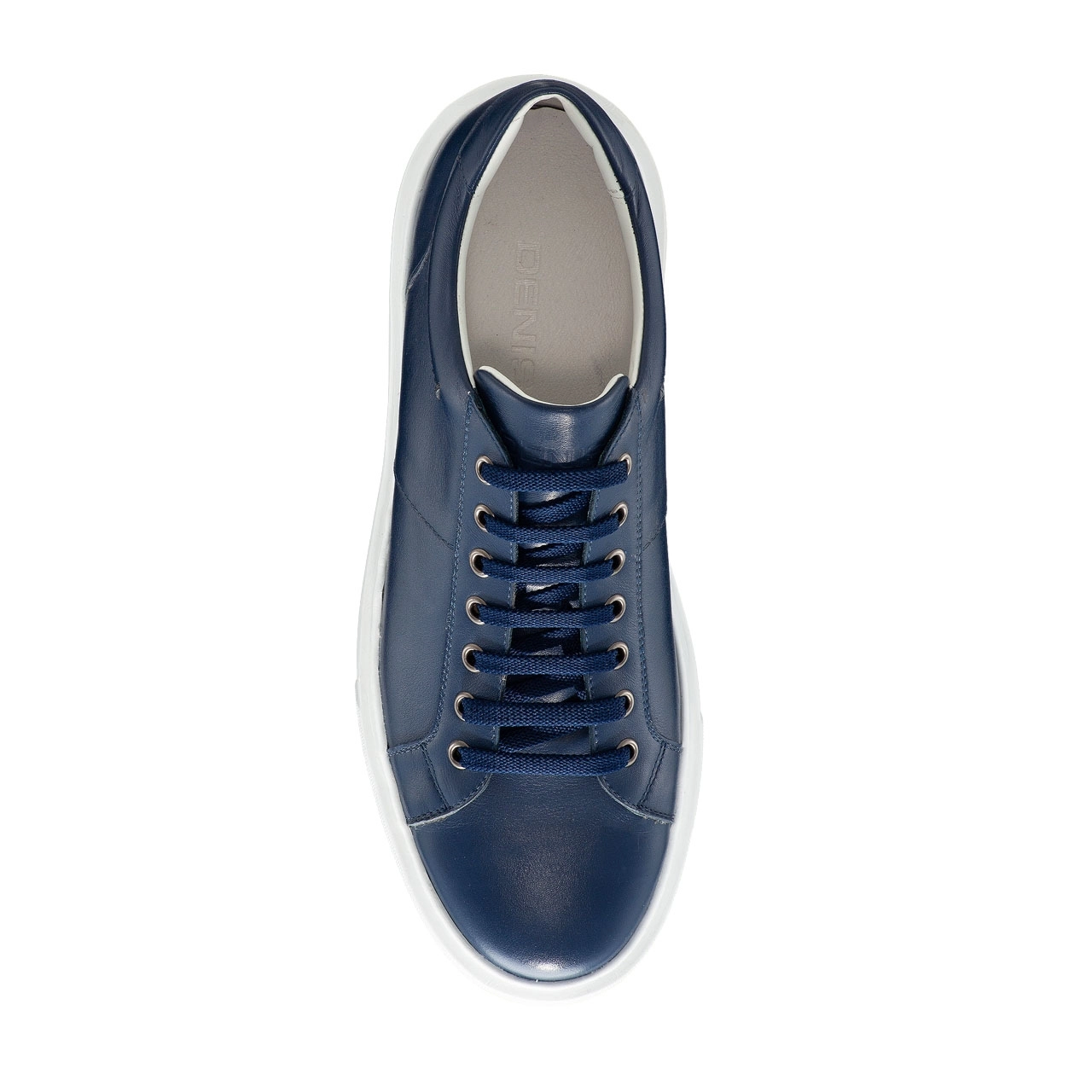 Men genuine leather sports shoes 6897 Vitello Blue