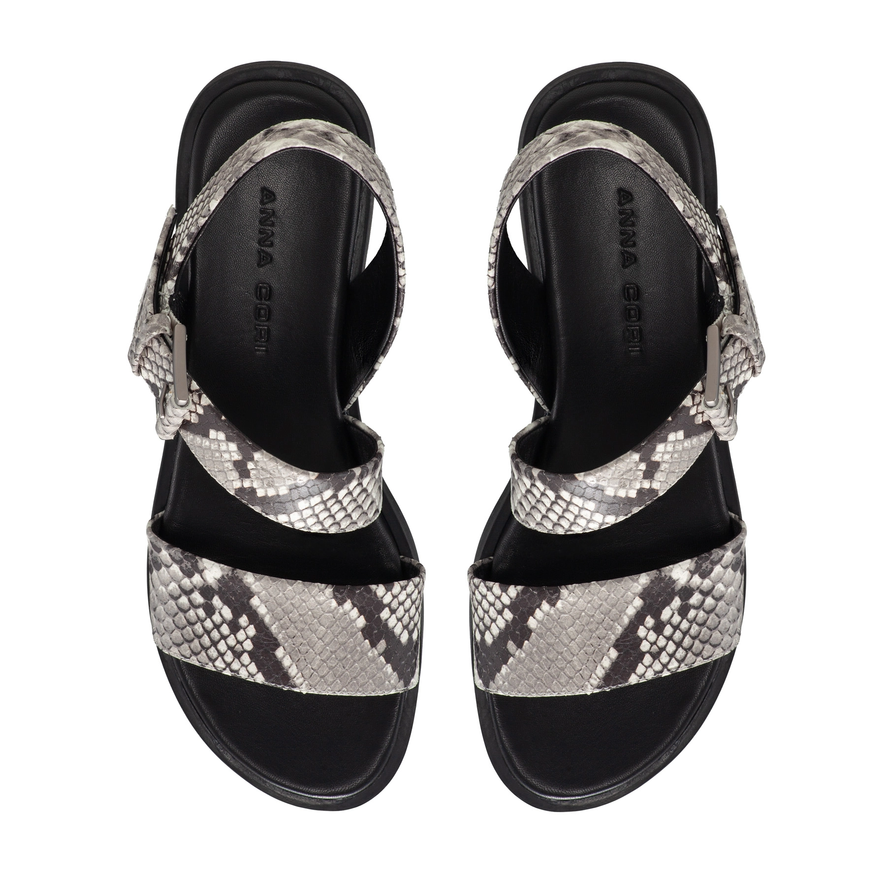 Women Leather Sandals 7583 Pytone Roccia