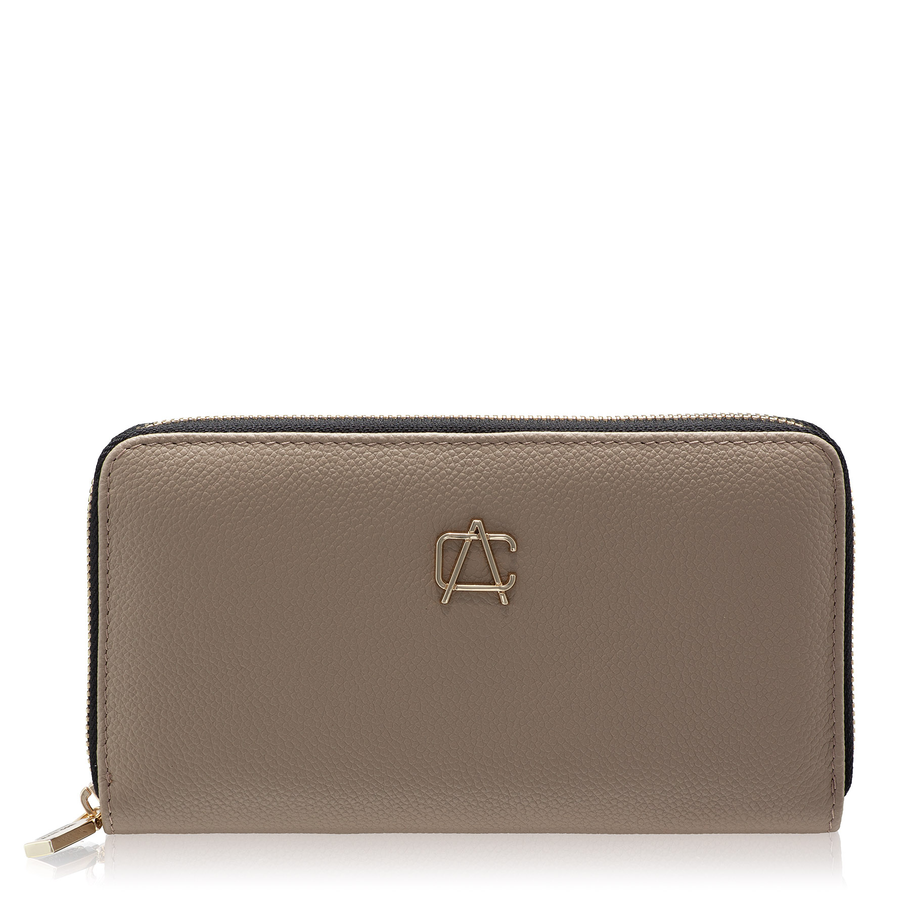 WOMEN LEATHER WALLET ARIA BOTTALATO TAUPE
