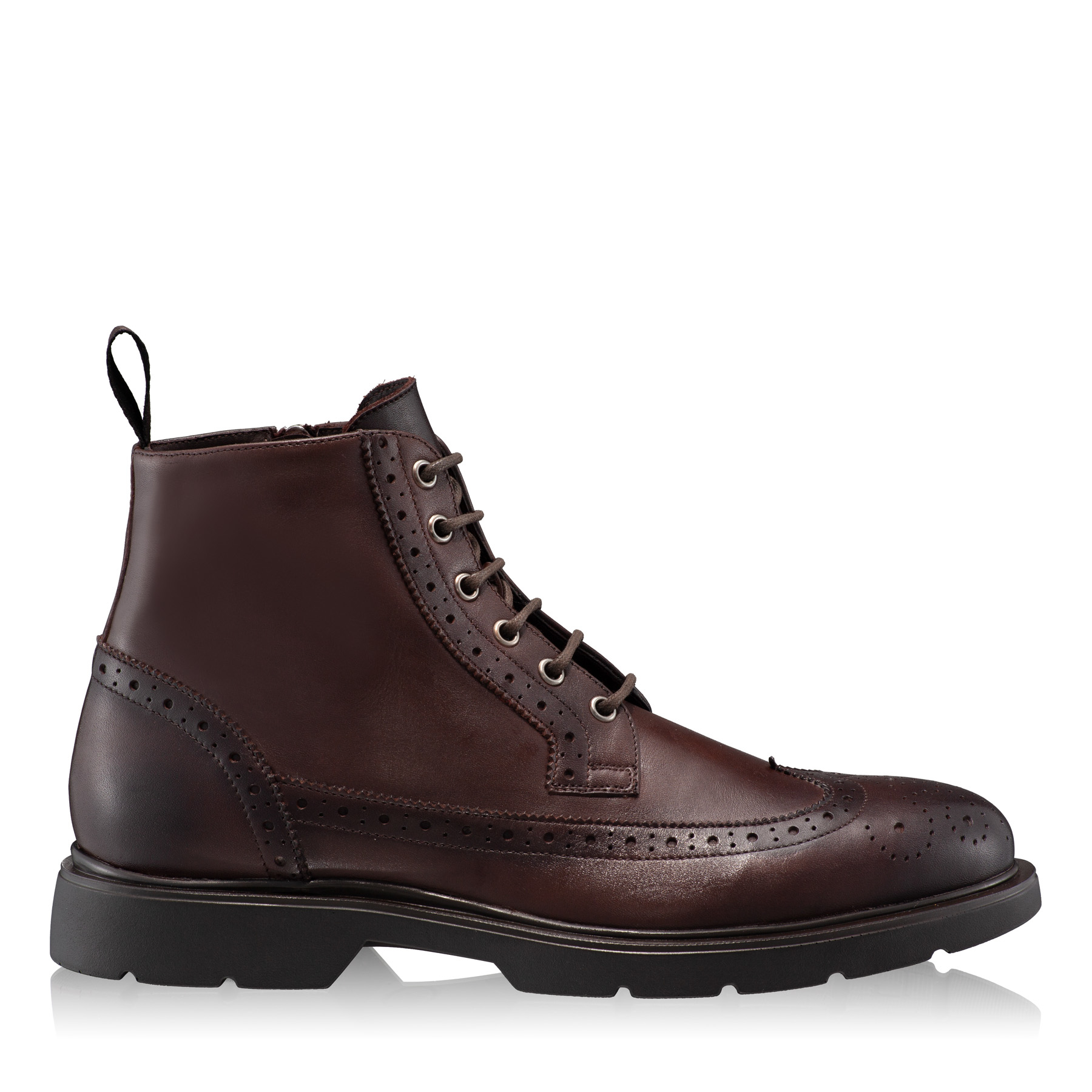 Men leather boots 6925 Vitello Coffee