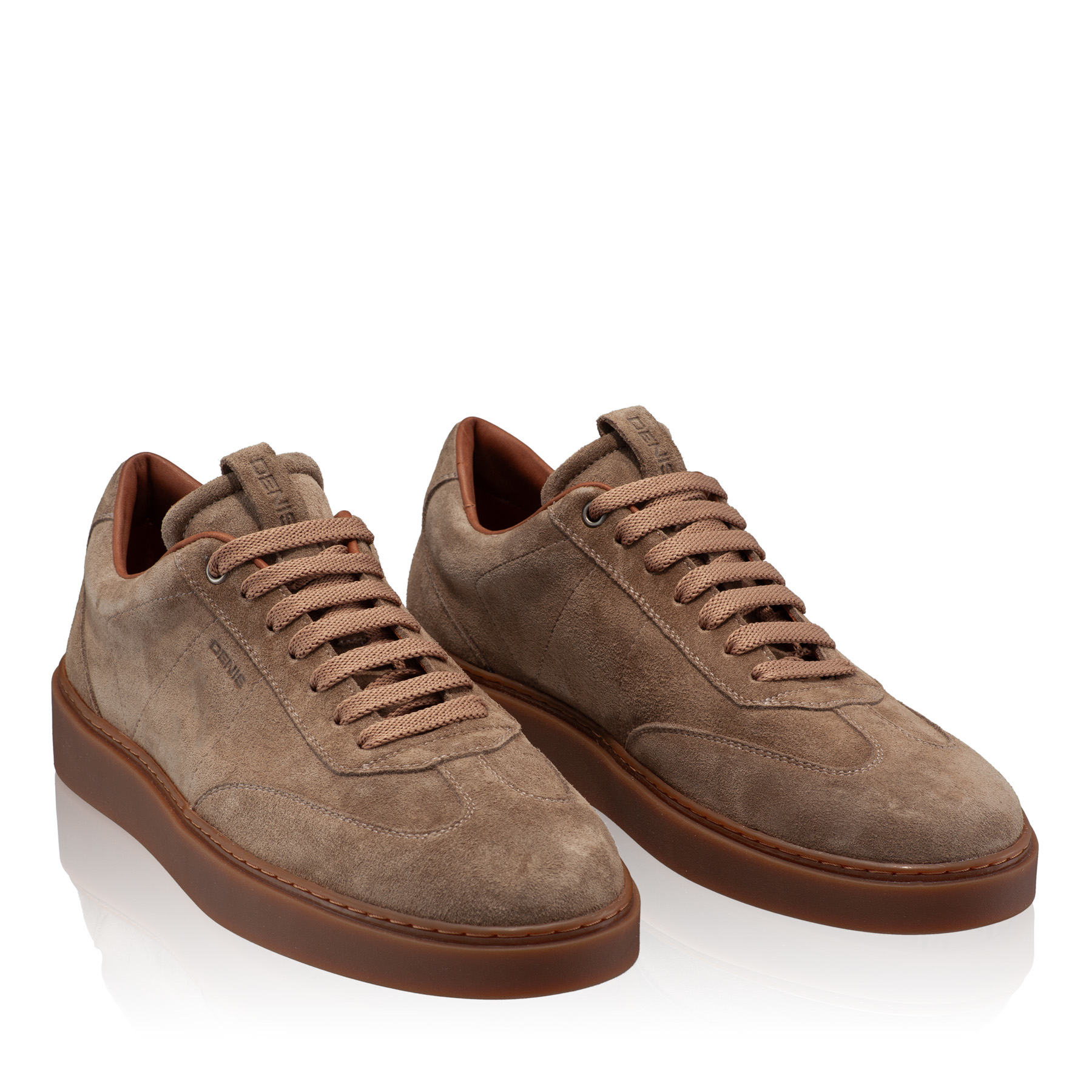 Men Suede Leather Sport Shoes 7610 Crosta Taupe
